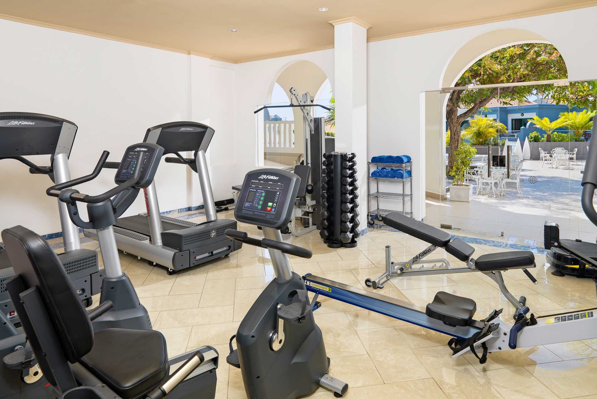 Kuntosali, Ardian Colon Guanahani, Playa de las Americas, Teneriffa.