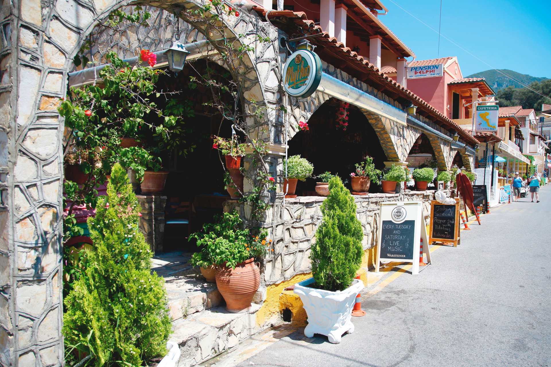 Agios Gordis, Korfu, Kreikka.