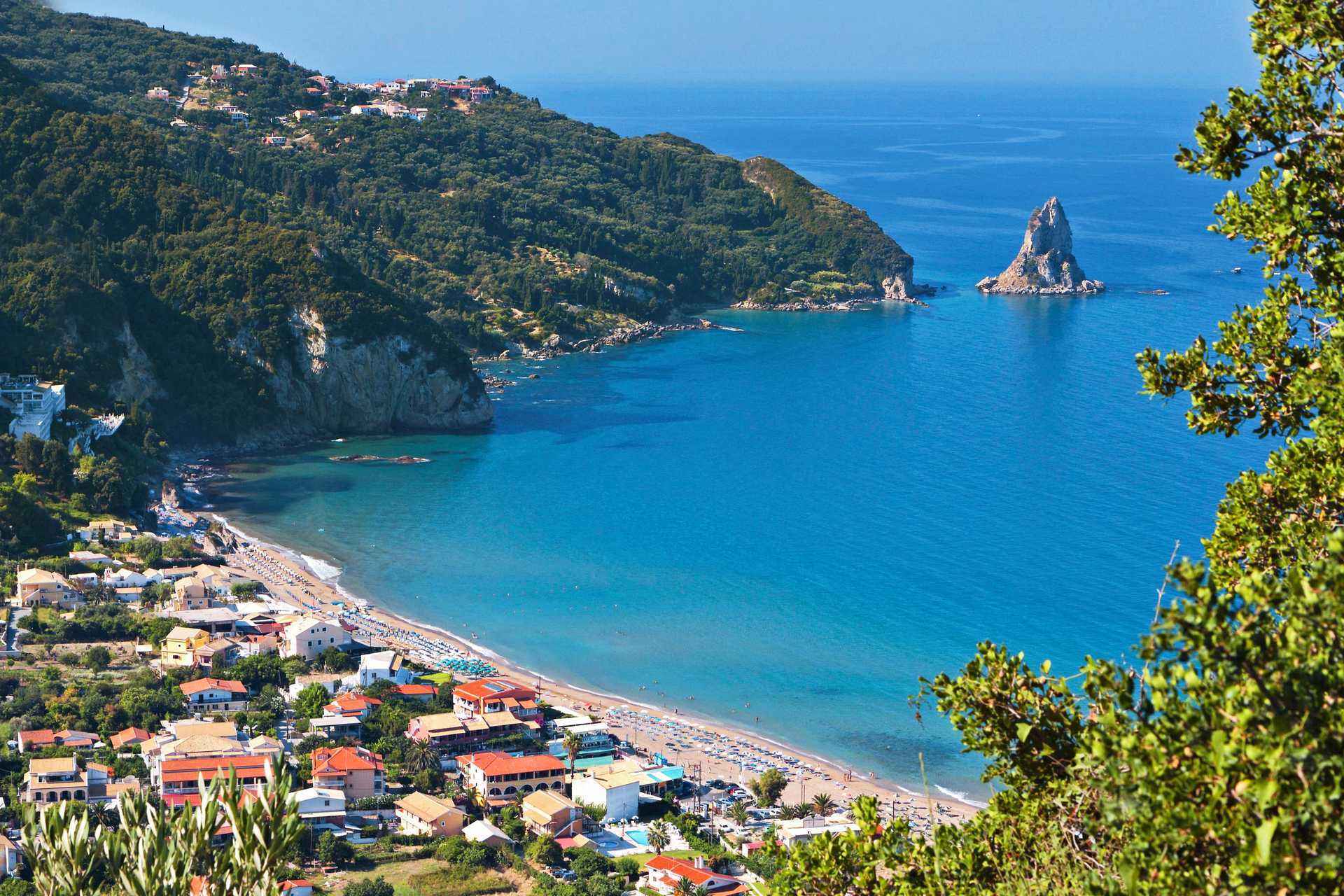 Agios Gordis, Korfu, Kreikka.