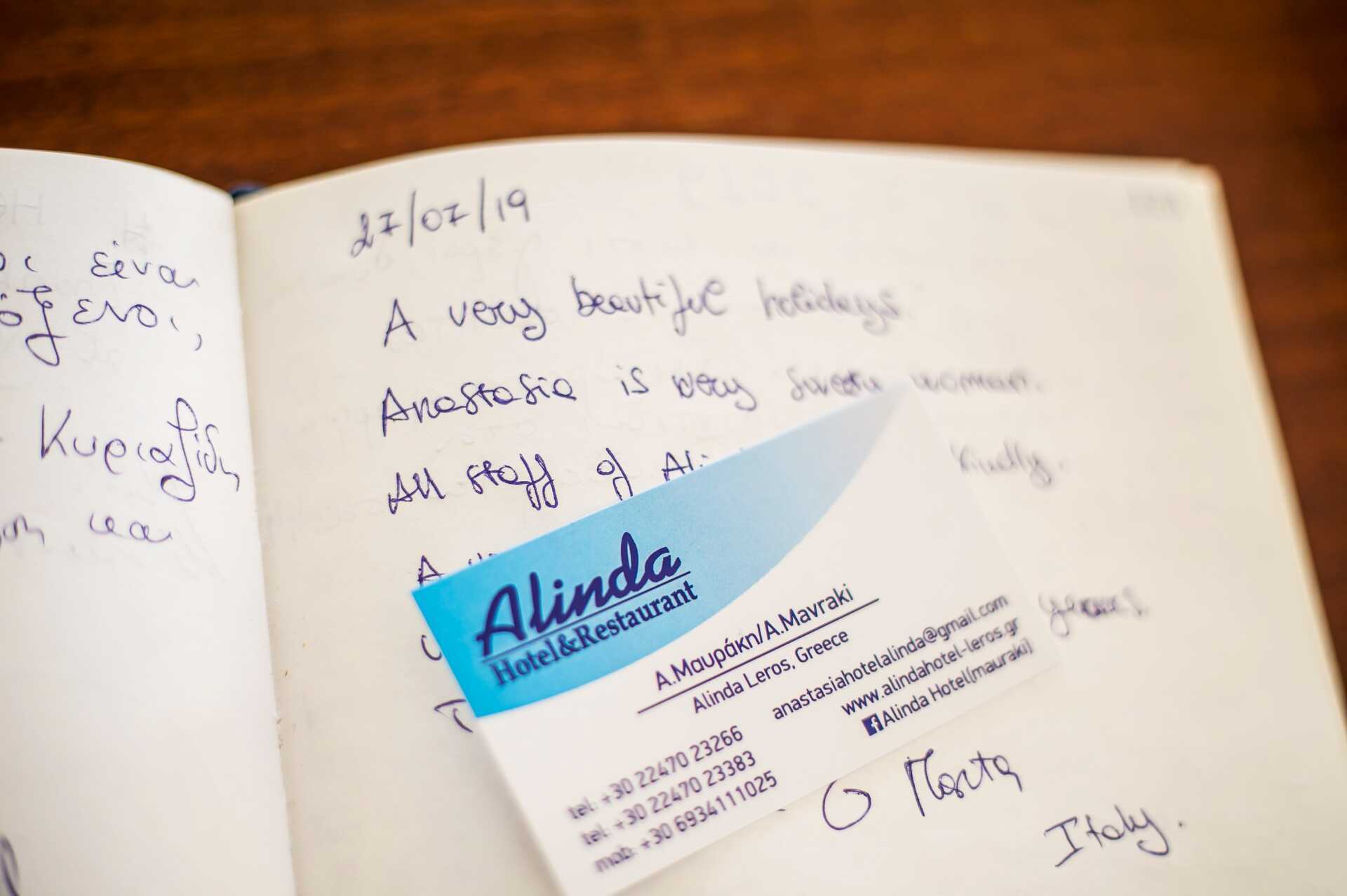 Hotelli Alinda, Leros, Kreikka.