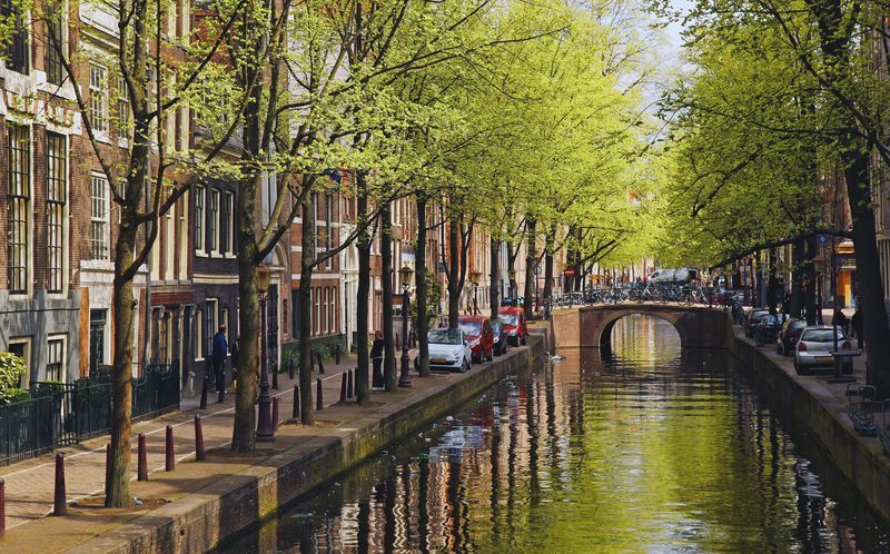 Alankomaiden pääkaupunki Amsterdam on erityisen kaunis kaupunki.