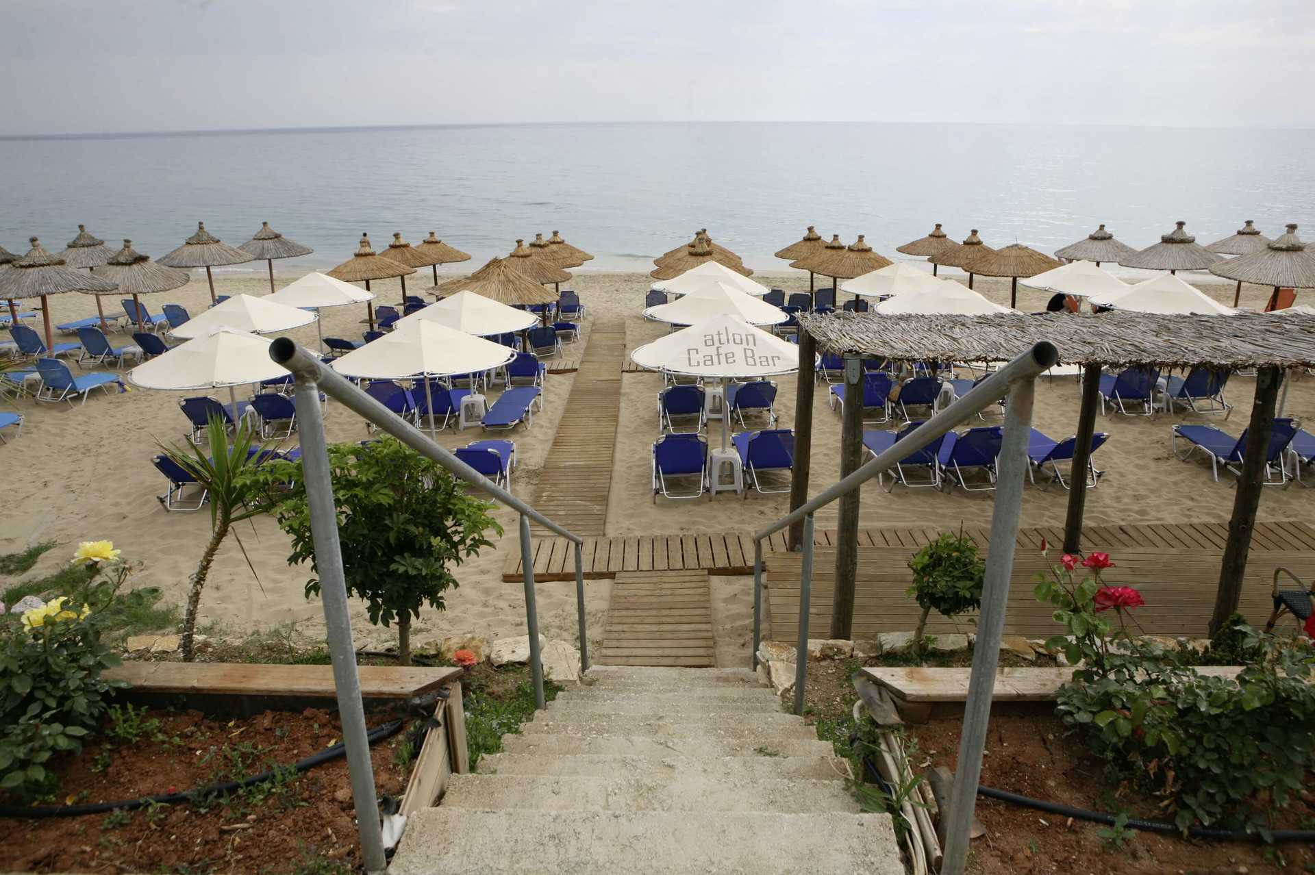 Ranta hotelli Atlonissa Vrachosissa, Kreikassa.