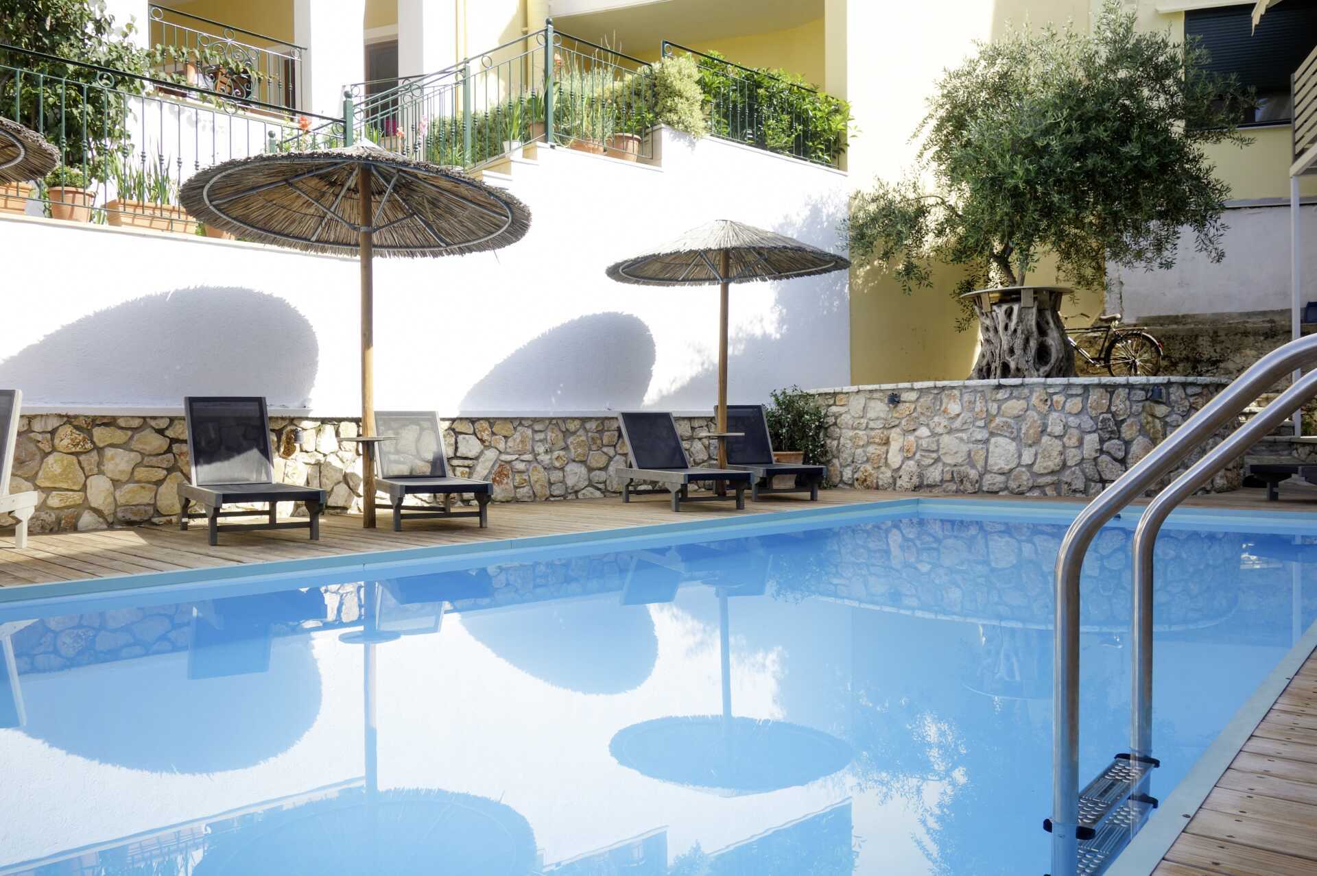 Allas hotelli Biancossa Pargassa, Kreikassa.