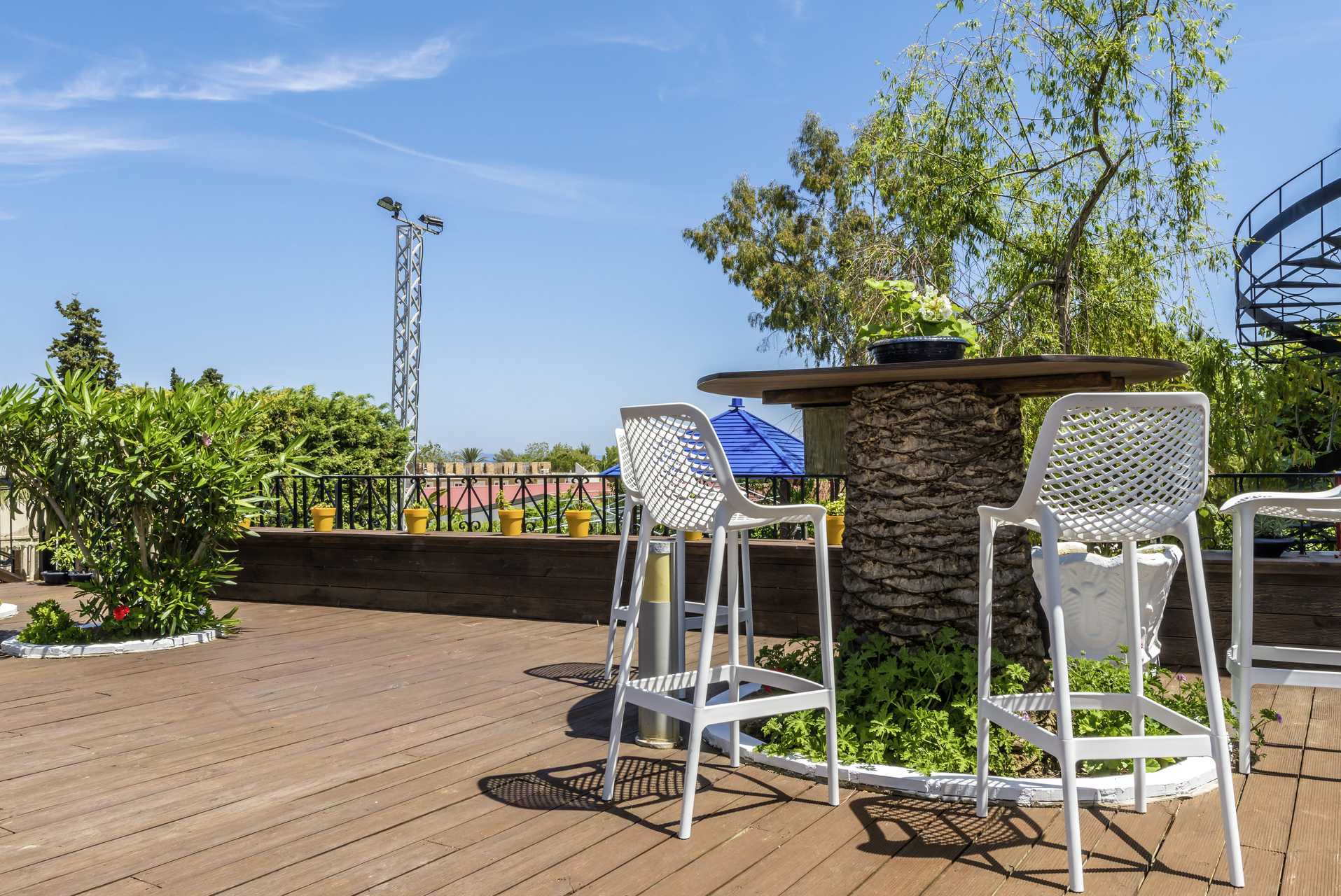 Terassi, Hotelli Contessa, Zakynthos, Kreikka.