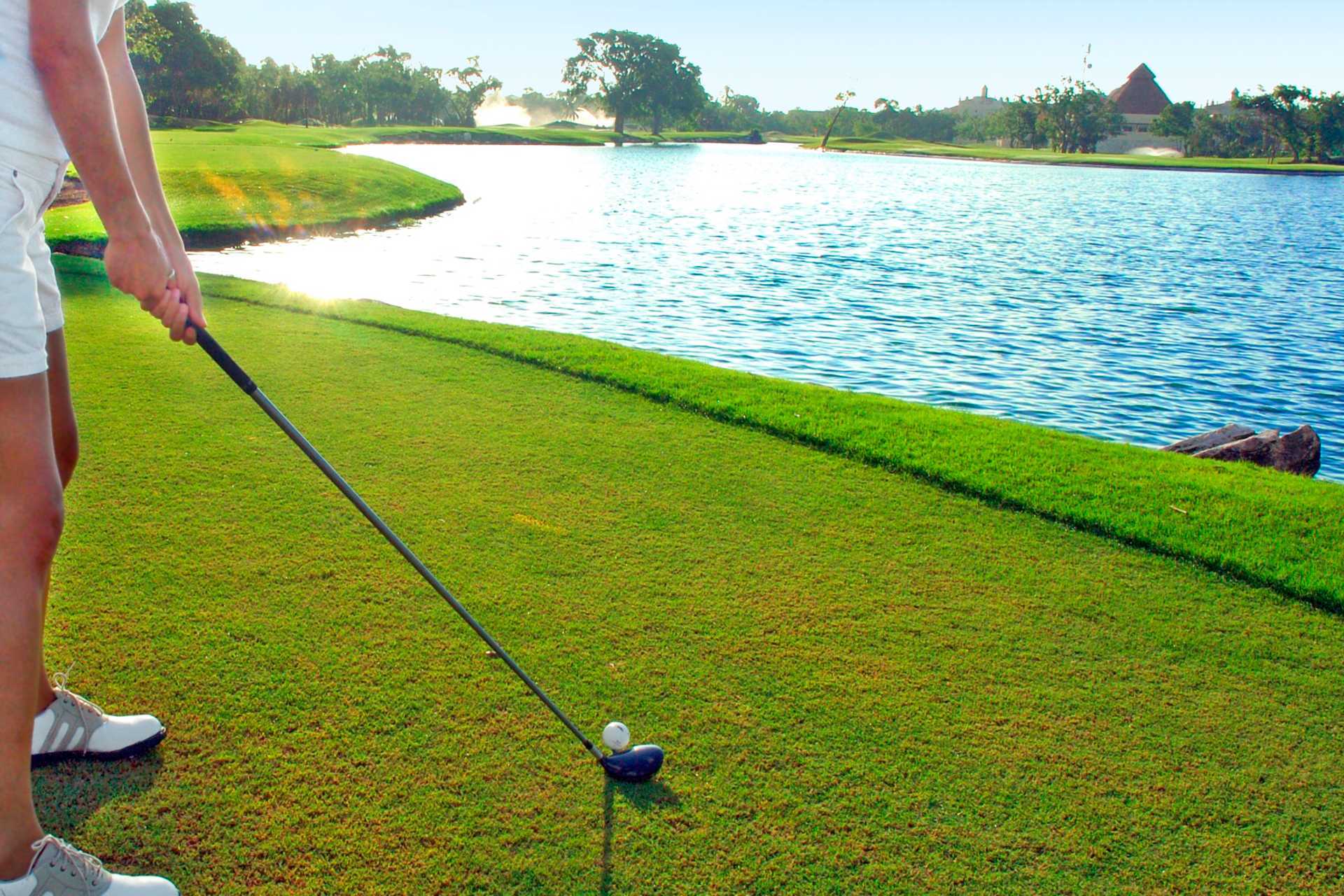 Golfkenttä. Costa Calma, Fuerteventura.