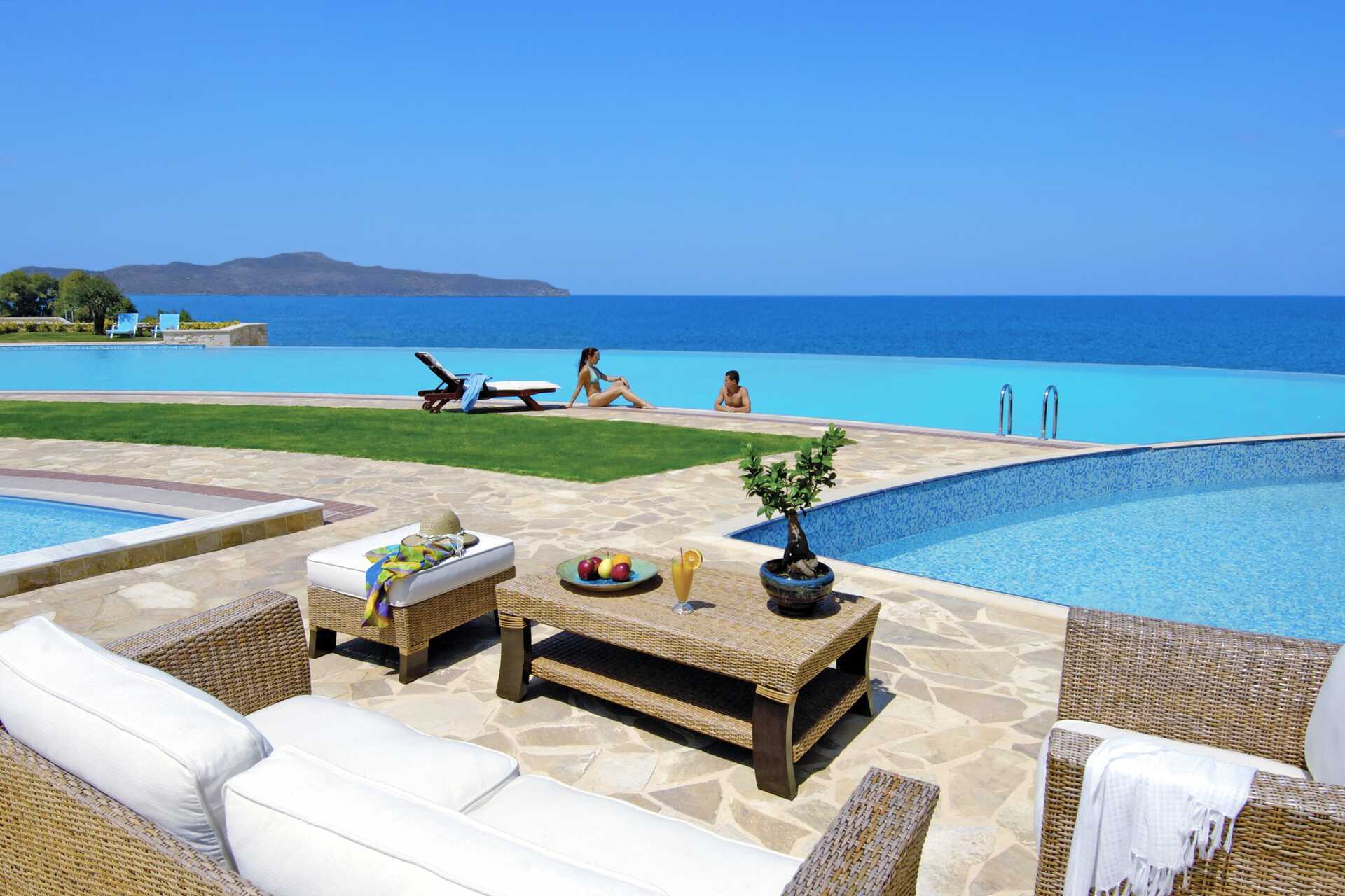 Allasalue, Hotelli Cretan Dream Royal, Kato Stalos, Kreeta.