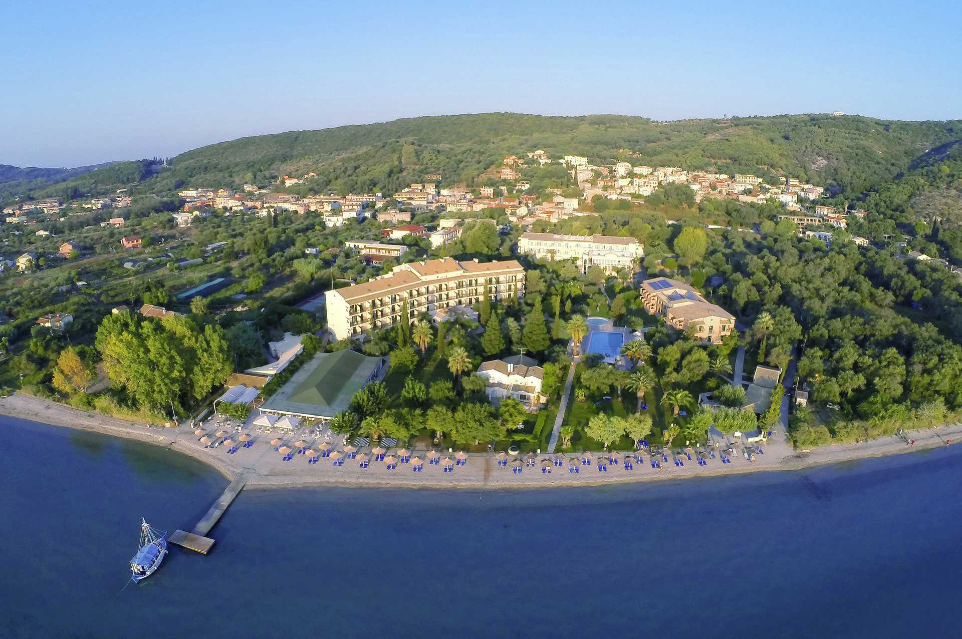 Hotelli Delfinia Moraitikassa Korfulla, Kreikassa.