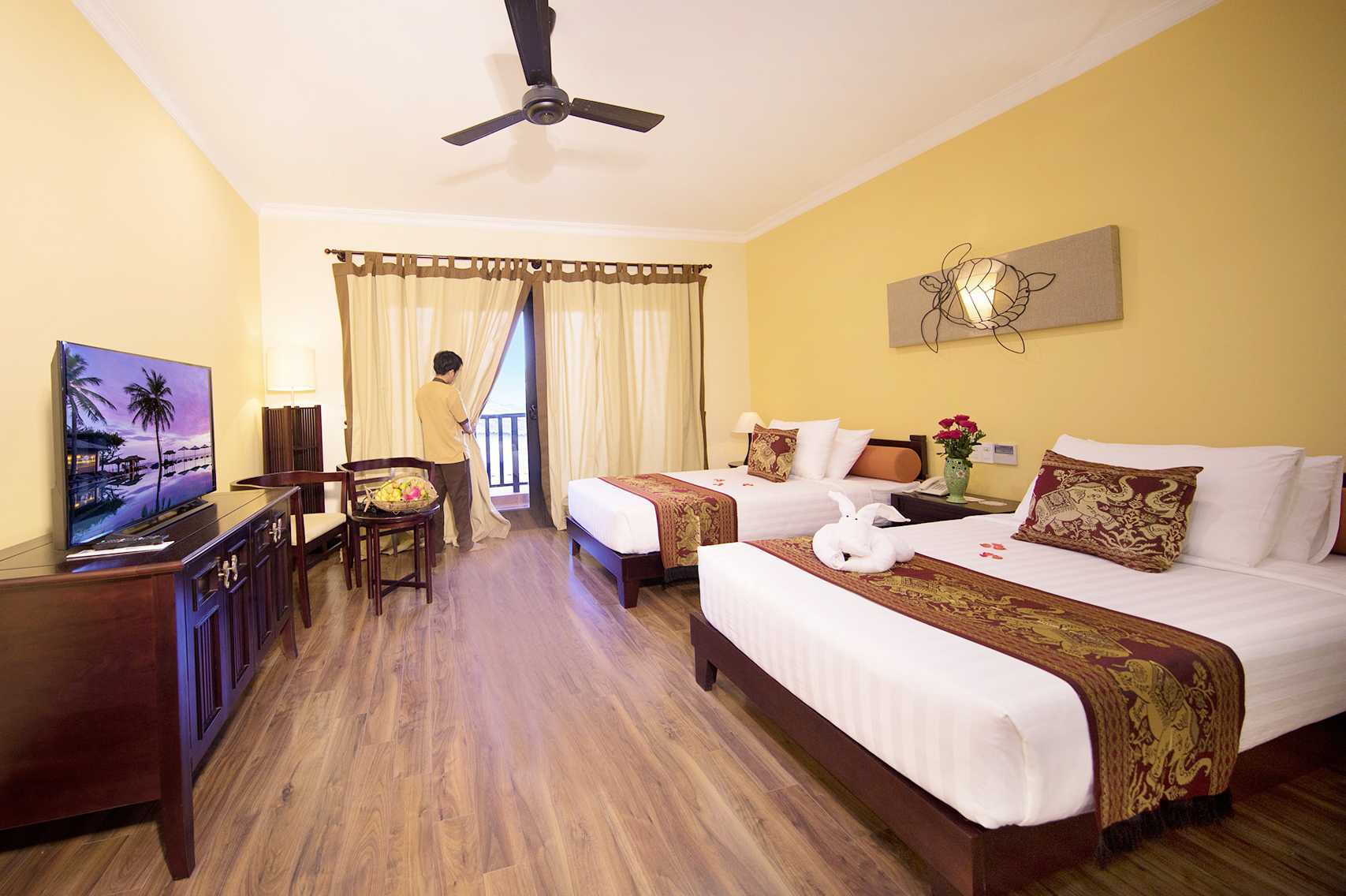 Deluxe-huone Hotel Seahorse Resort &amp; Spassa Phan Thietissä, Vietnamissa.