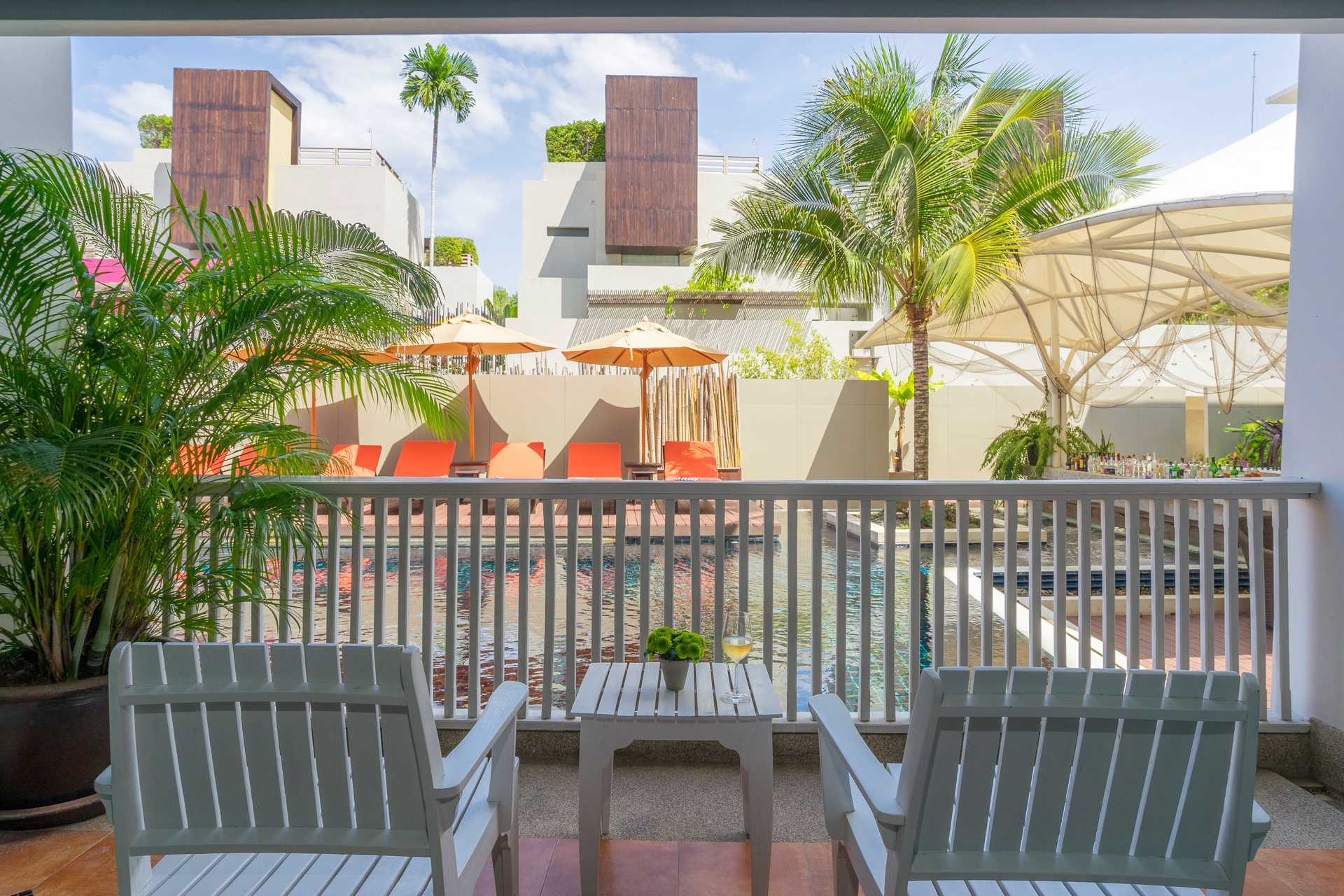 Deluxe-huone Hotelli Loligo Resort Hua Hinissa, Thaimaassa.