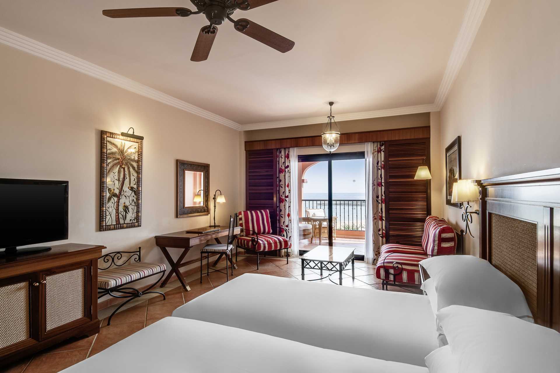 Deluxe-huone Sheraton Fuerteventura Beach, Golf &amp; Spa Resortissa Caleta de Fustessa, Fuerteventuralla.