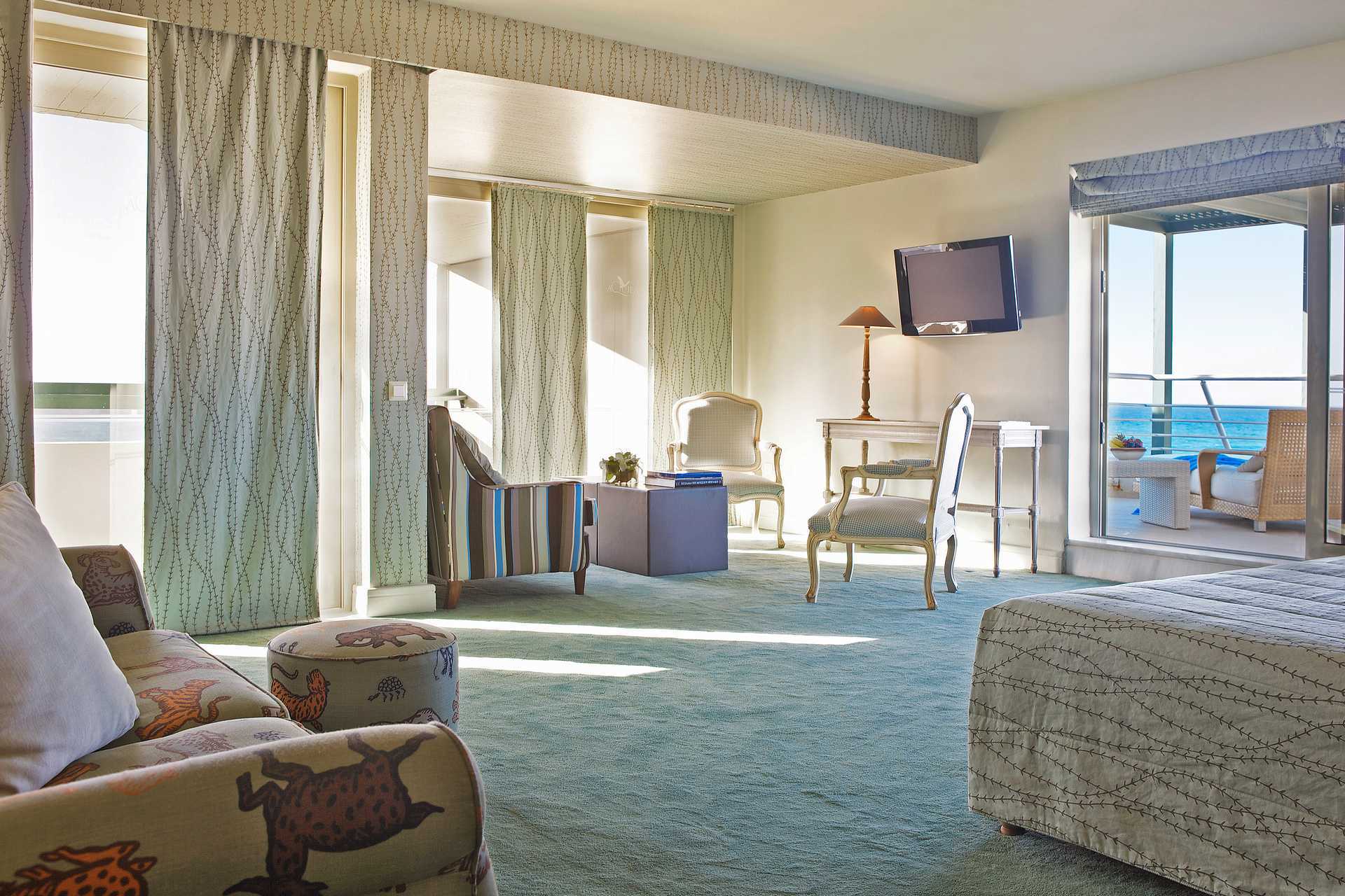 Executive-huone hotellissa Aquila Porto Rethymno Kreetalla, Kreikassa.