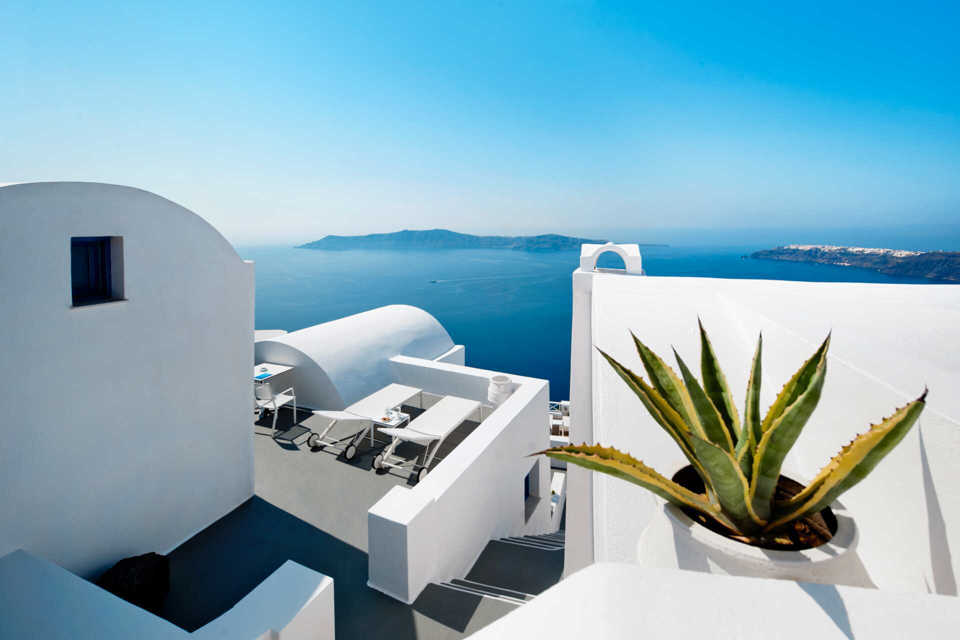 Hotelli Regina Mare, Santorini, Kreikka.