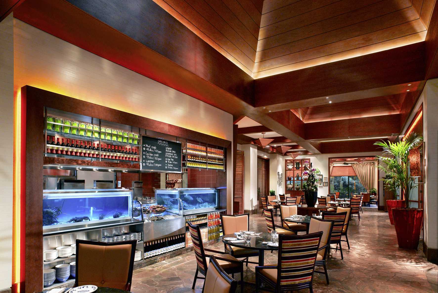 Ravintola Peppercrab Grand Hyatt -hotellissa Dubaissa.