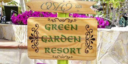 Puutarha. Hotelli Green Garden Resort, Playa de las Americas, Teneriffa.