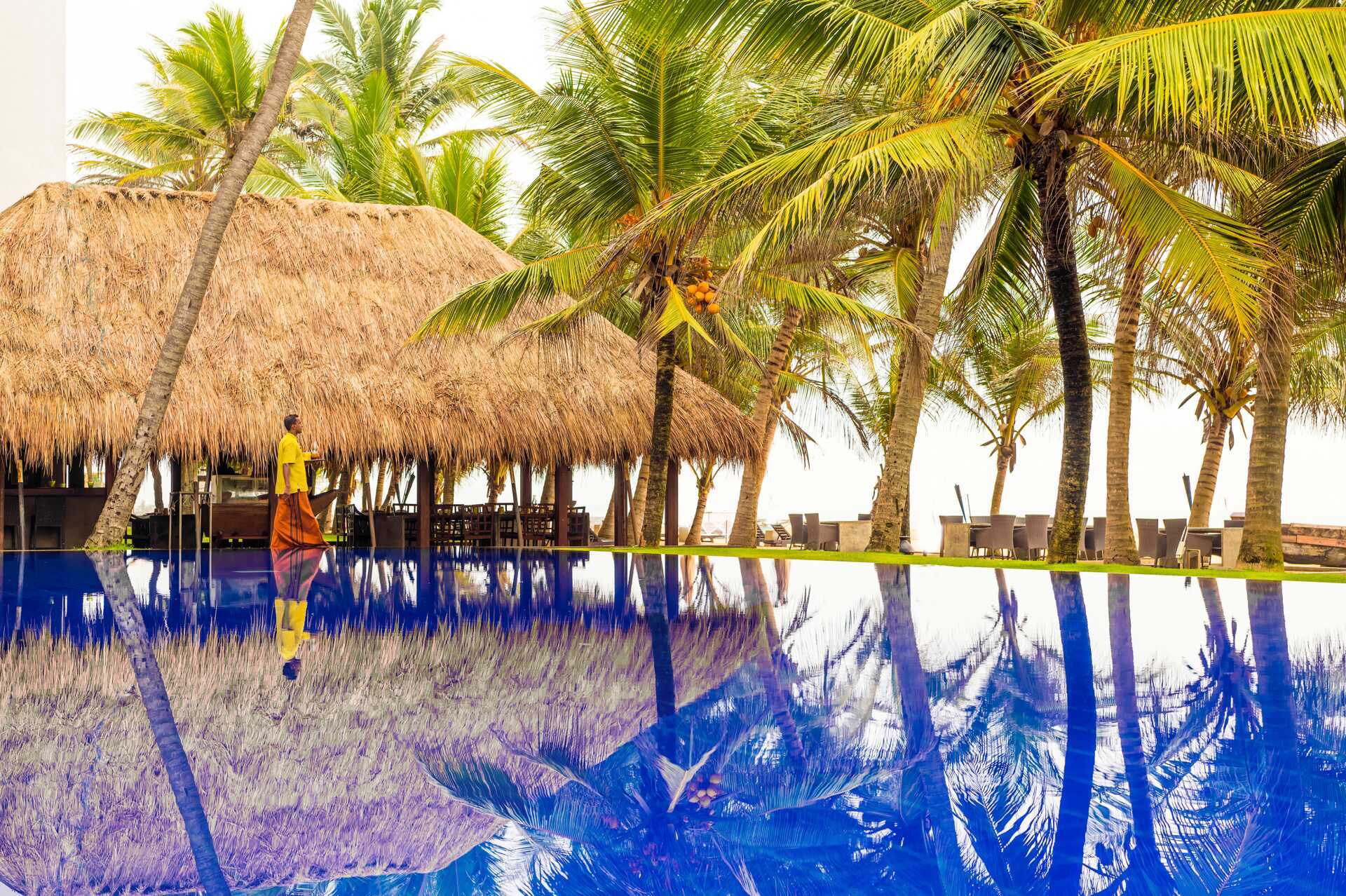 Allas, hotelli Jetwing Sea, Negombo, Sri Lanka.