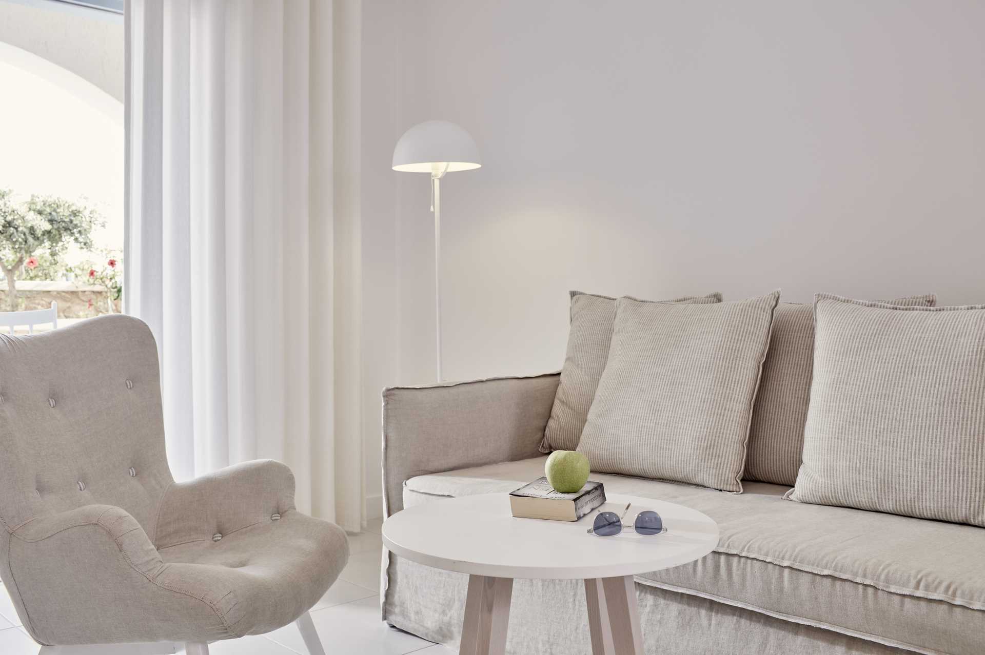 Juniorsviitti Santo Miramare Resortissa Santorinissa, Kreikassa.