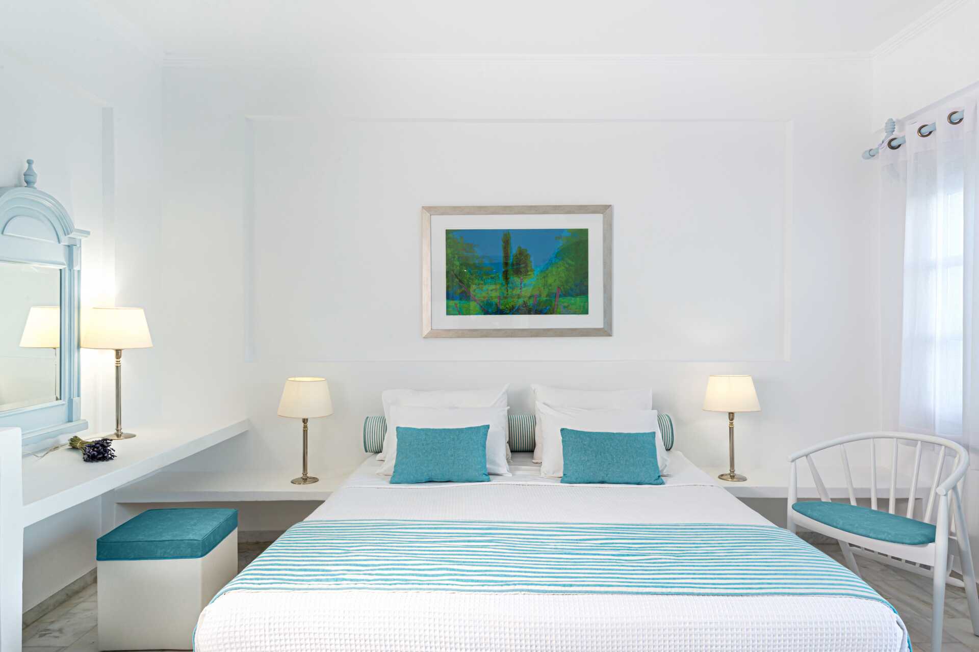 Juniorsviitti Santorini Kastelli Resortissa Santorinissa, Kreikassa.