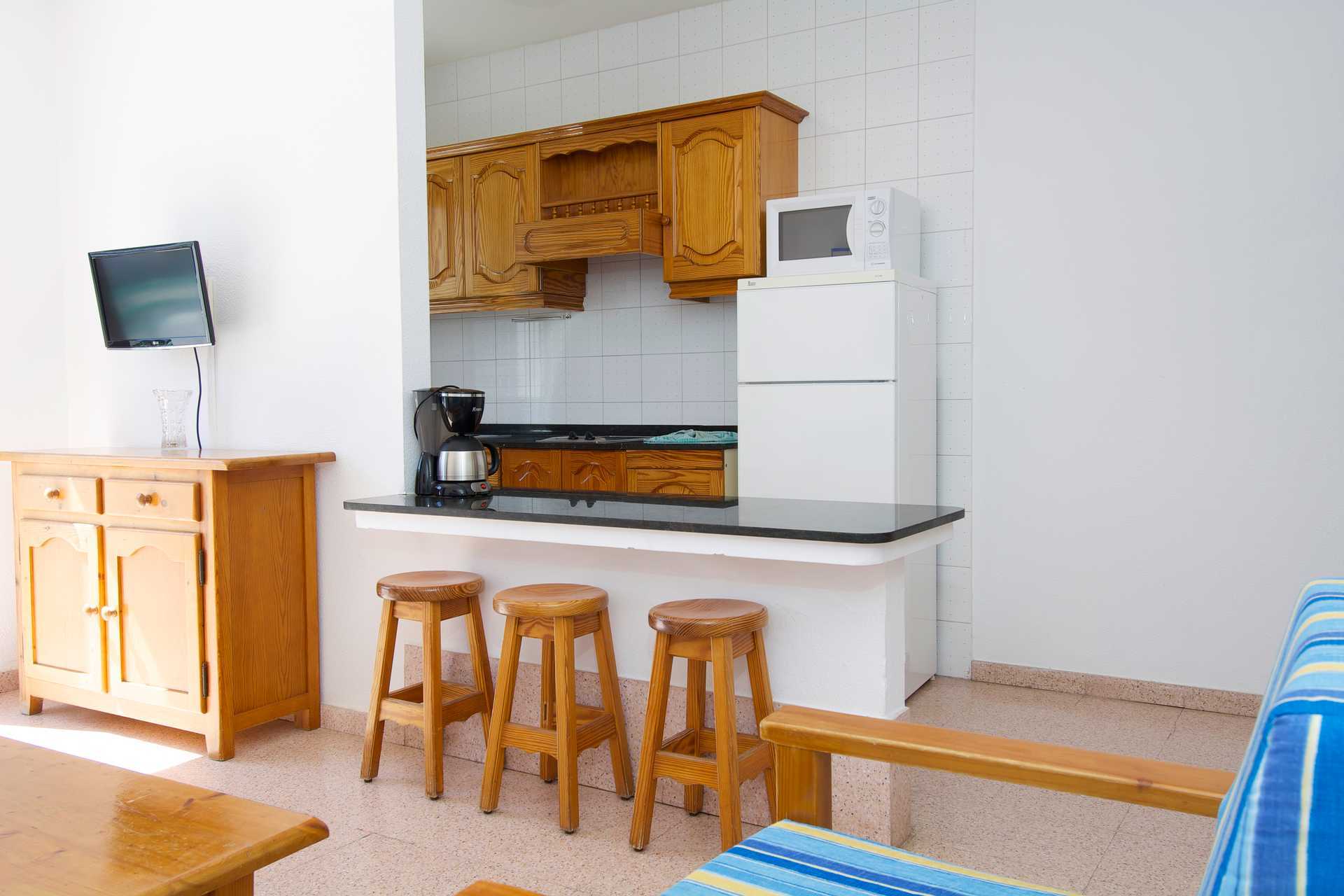 Kahden huoneen huoneisto Heliomarissa Puerto Ricossa Gran Canarialla.