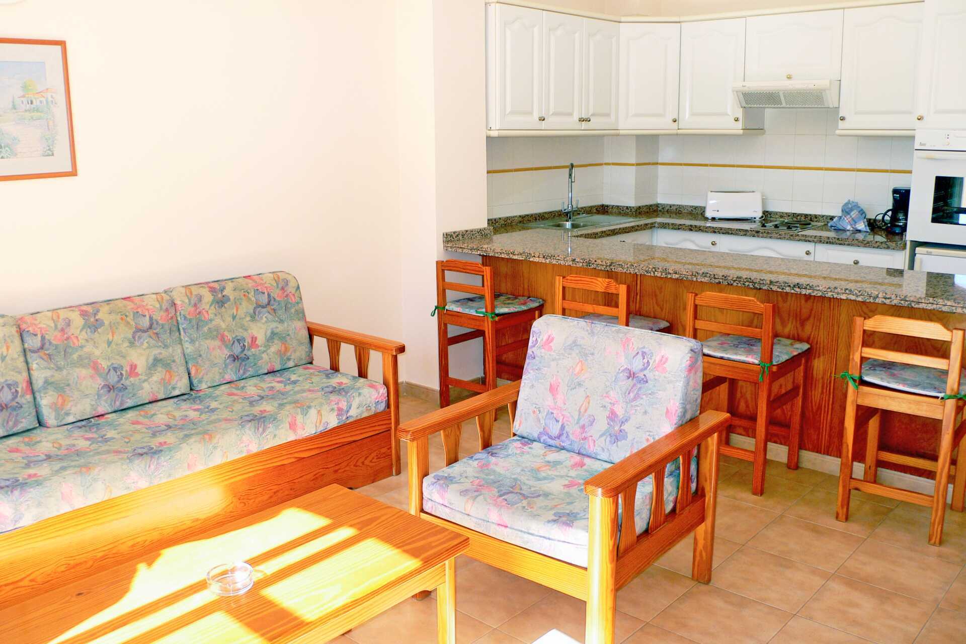 Kahden huoneen huoneisto Hotel Jardin del Condessa La Gomerassa, Espanjassa.