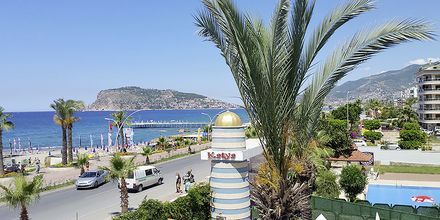 Läheinen ranta. Hotelli Kaila Beach, Alanya, Turkki.