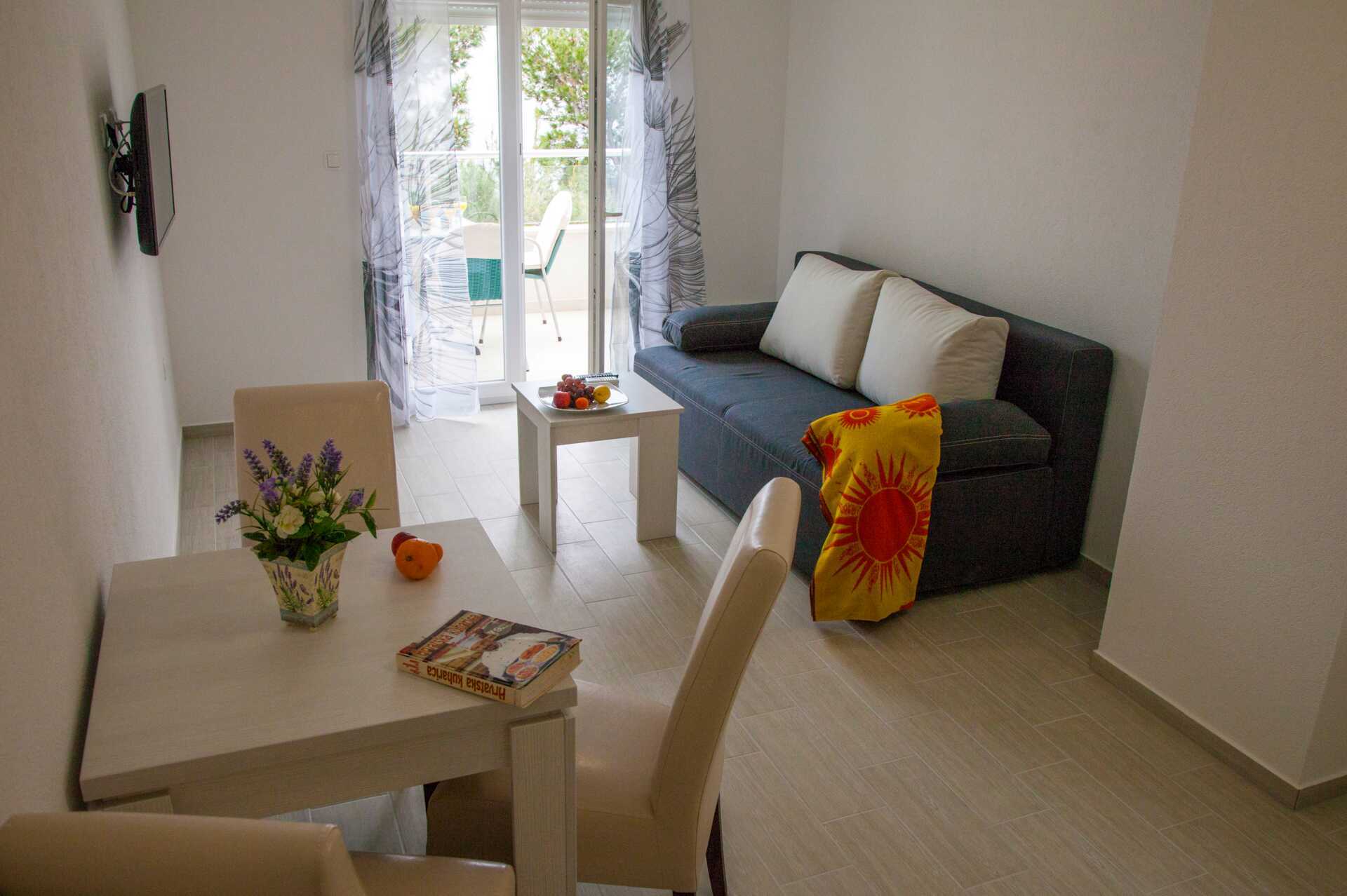 Kaksio. Hotelli Libertas, Makarska, Kroatia.