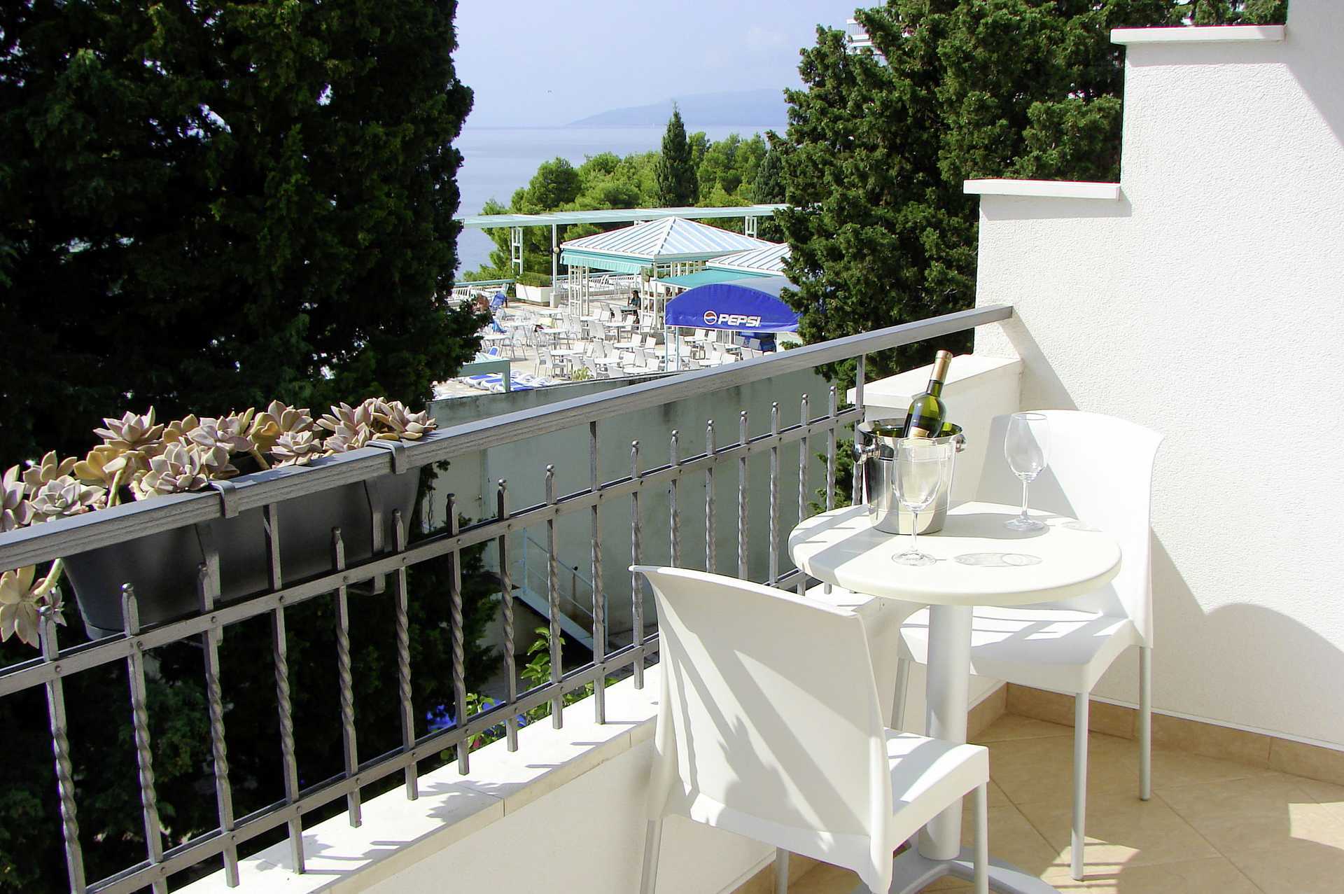 Kaksio. Hotelli Sanja, Makarska, Kroatia.