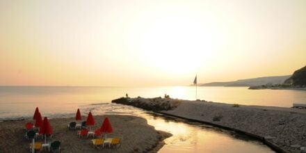 Ranta Kalives Beach -hotellissa Kreetalla, Kreikassa.