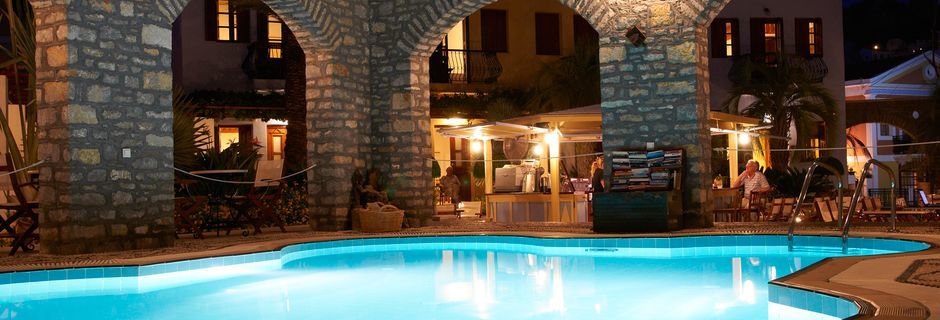 Hotelli Iapetos Village, Symi, Kreikka.
