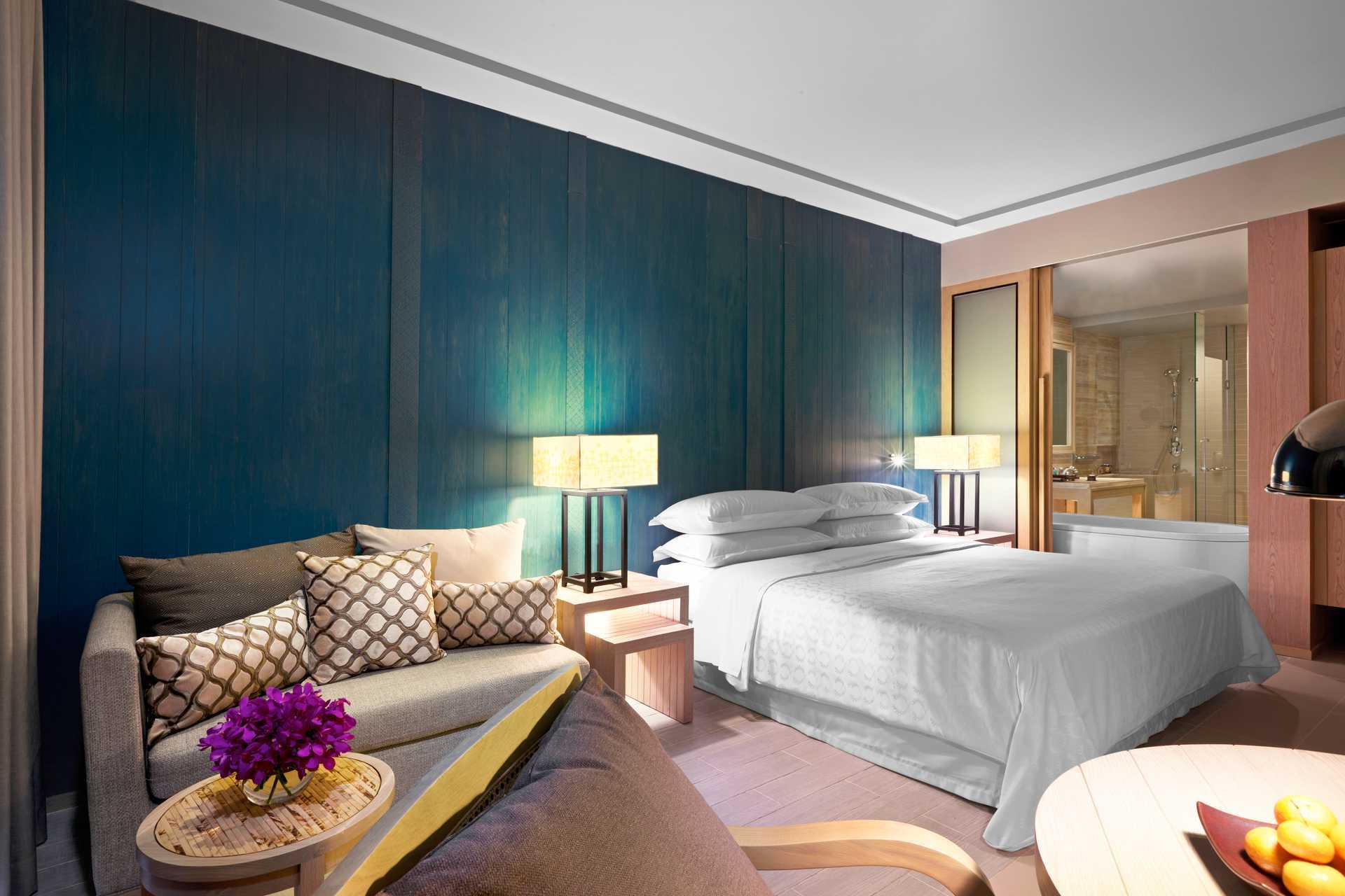 Klubihuone Dusit Thani Krabi Beach Resortissa Klong Muangissa Krabissa, Thaimaassa.