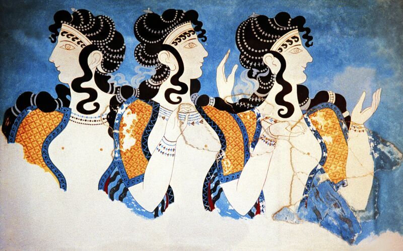 Knossos ja Kreetan pääkaupunki Heraklion