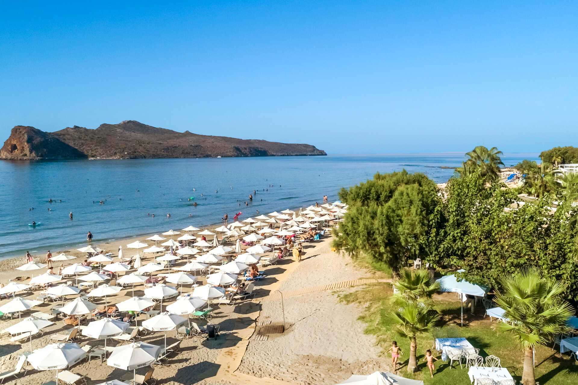 Ranta. Agia Marina, Kreeta, Kreikka.