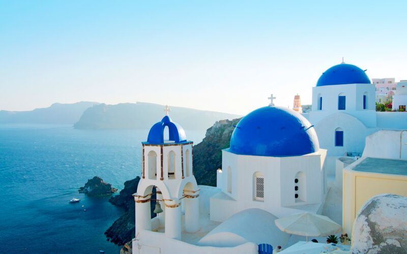 Kuvankaunis Santorini