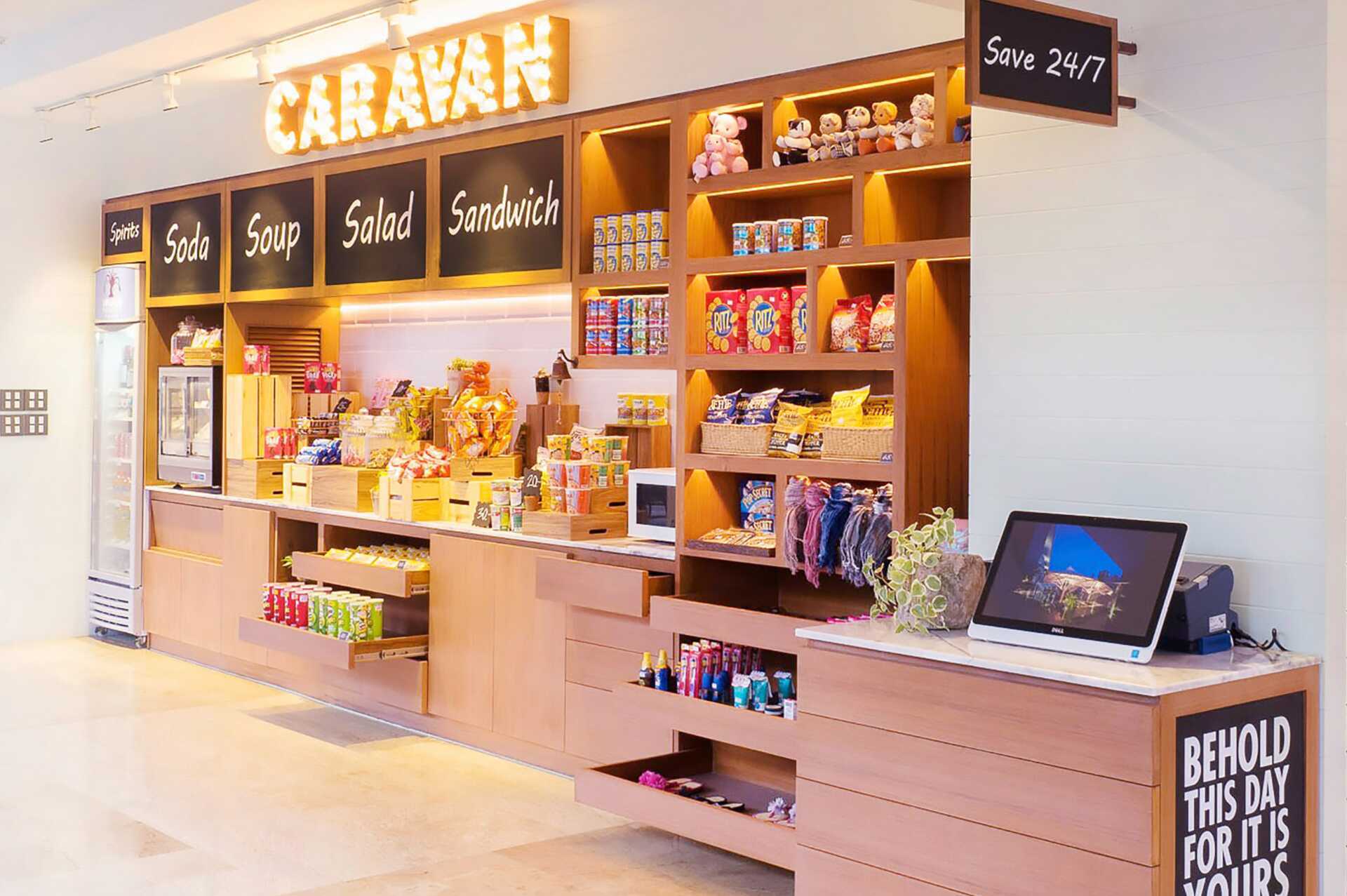 minimarket Hotelli Loligo Resort Hua Hinissa Thaimaassa.