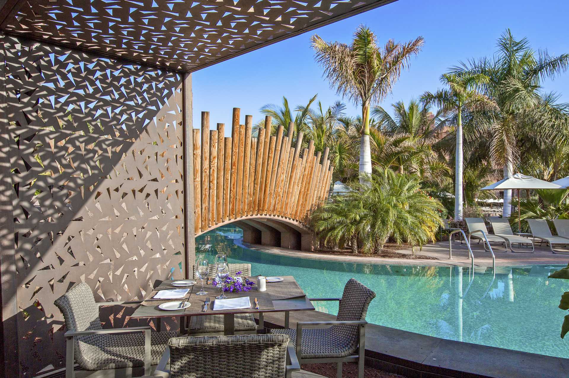 Ravintola Pilipili Lopesan Baobab Resortissa Melonerasissa, Gran Canarialla.