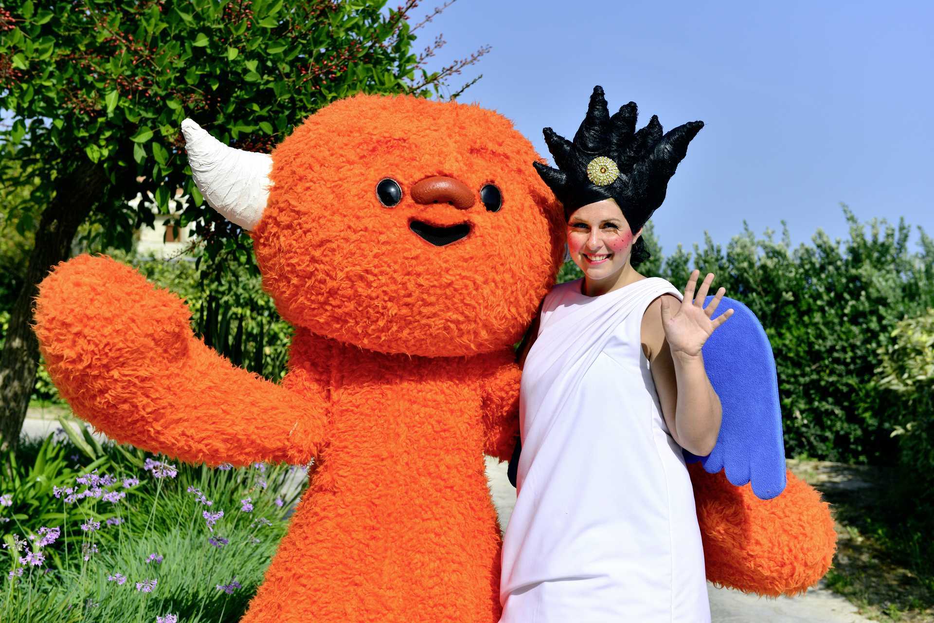 Polly & Mino, lasten suosikit, ovat Lopesan Baobab Resortissa Gran Canarialla.