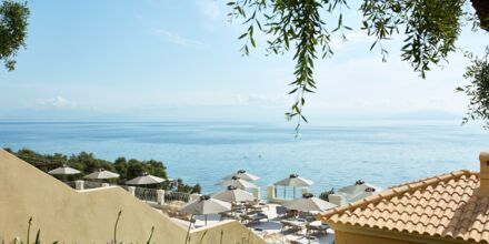 Näkymä hotellista, Hotelli MarBella Nido Suite Hotel & Villas, Korfu.