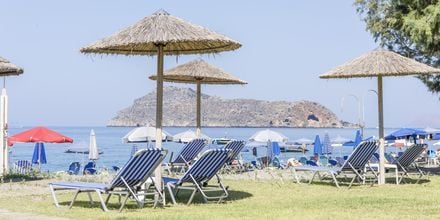 Läheinen ranta. Hotelli Mary, Platanias, Kreeta, Kreikka.