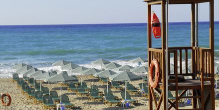 Läheinen ranta, Hotelli Minos Mare, Rethymnon, Kreeta.