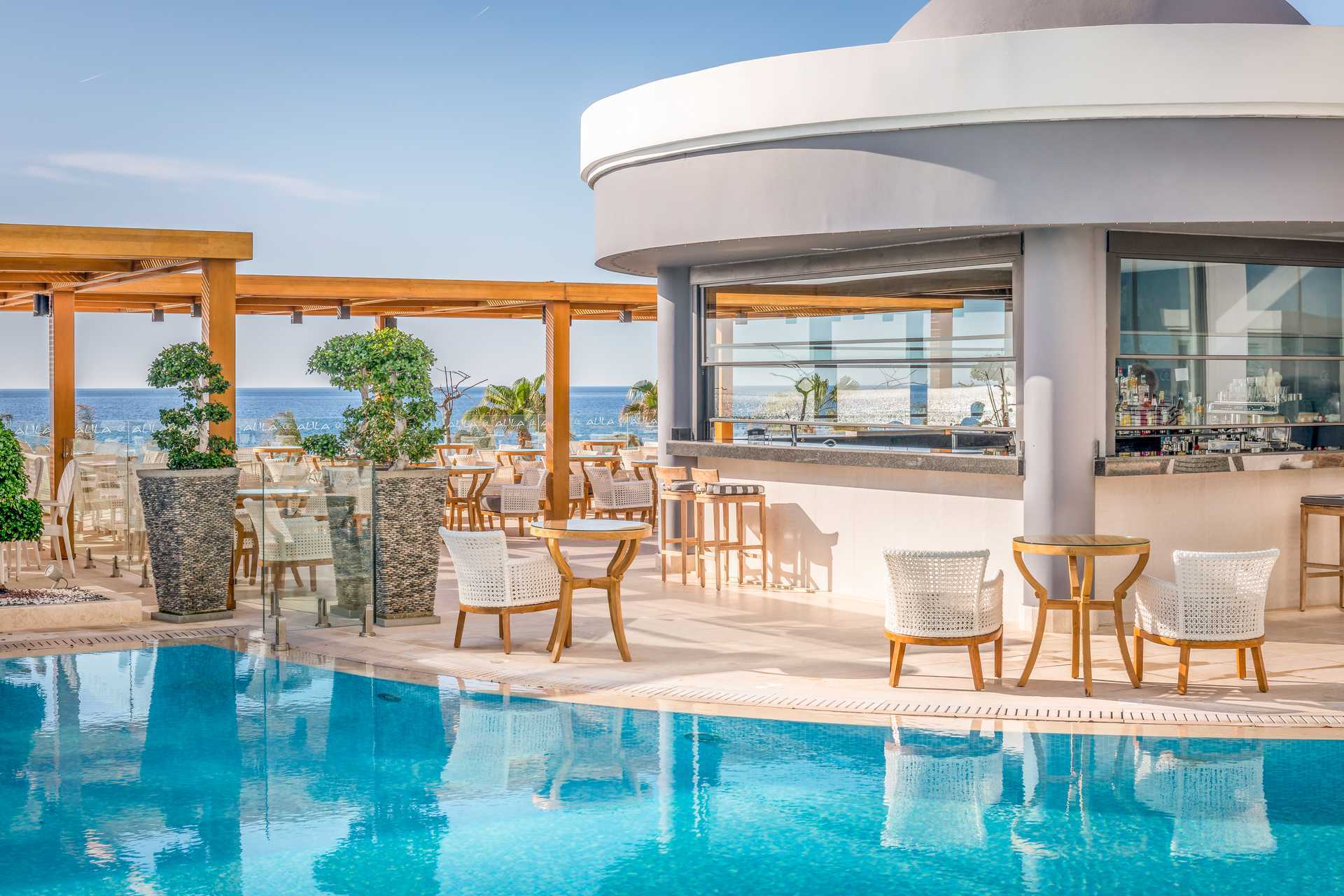 Hotelli Mitsis Alila Resort & Spa, Rodos, Kreikka.