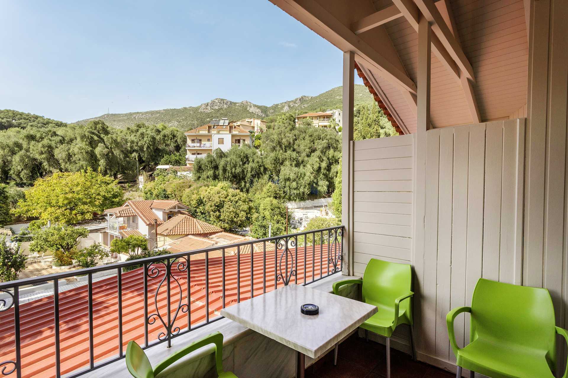 Näkymä hotellilta. Hotelli Bacoli, Parga, Kreikka.