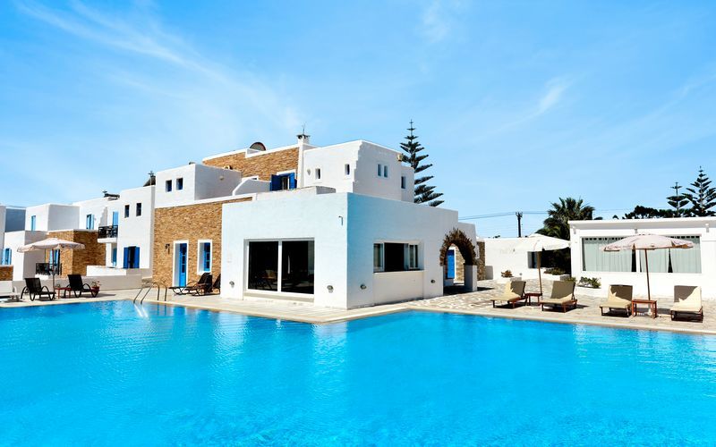 Allasalue, Hotelli Naxos Holidays, Naxos, Kreikka.