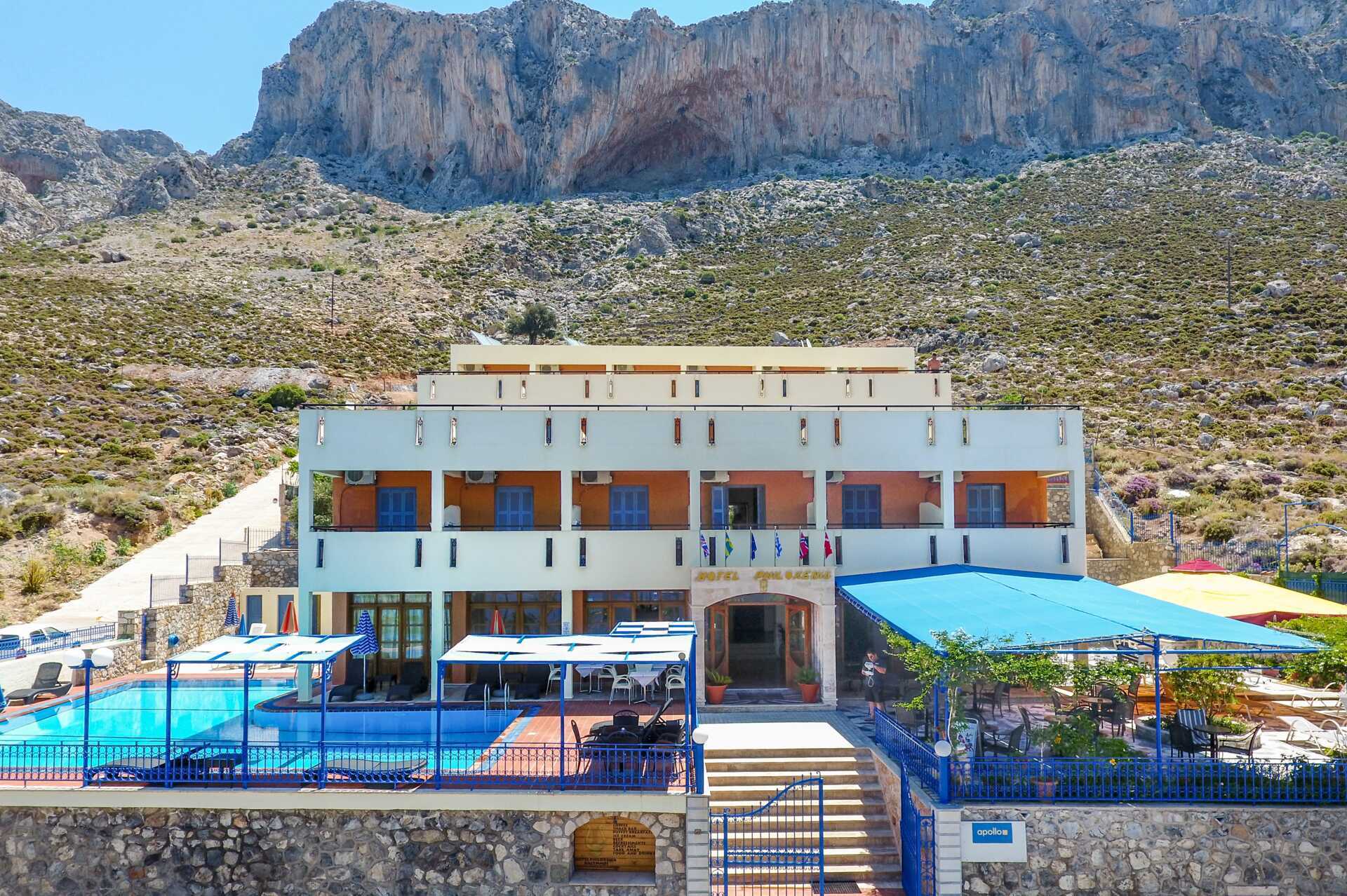 Hotelli Philoxenia, Massouri, Kalymnos, Kreikka.