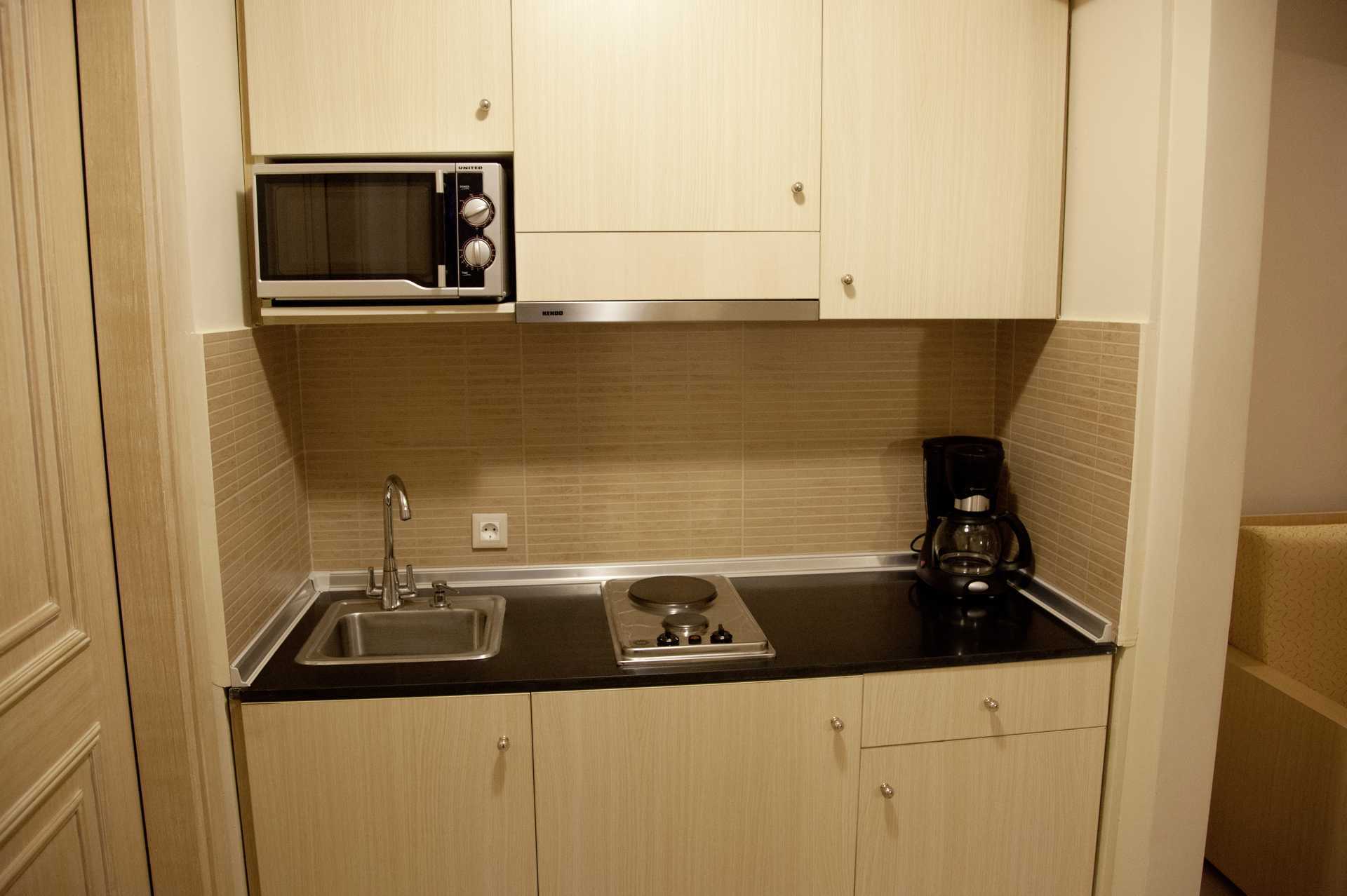 Pienemmät kaksiot Okeanis Golden Resortissa Agii Apostolissa Kreetalla.