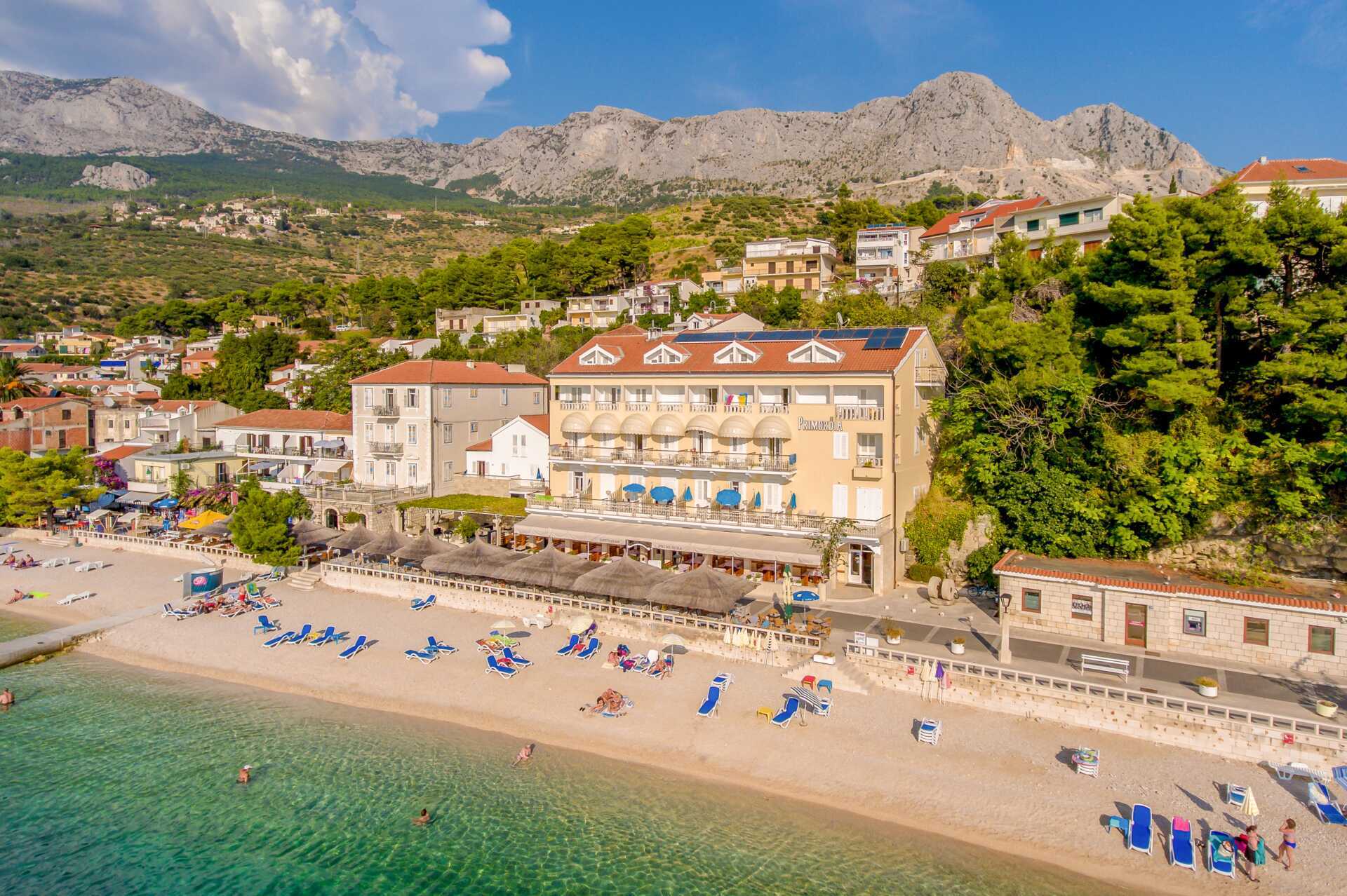 Hotelli Primordia, Podgora, Kroatia.