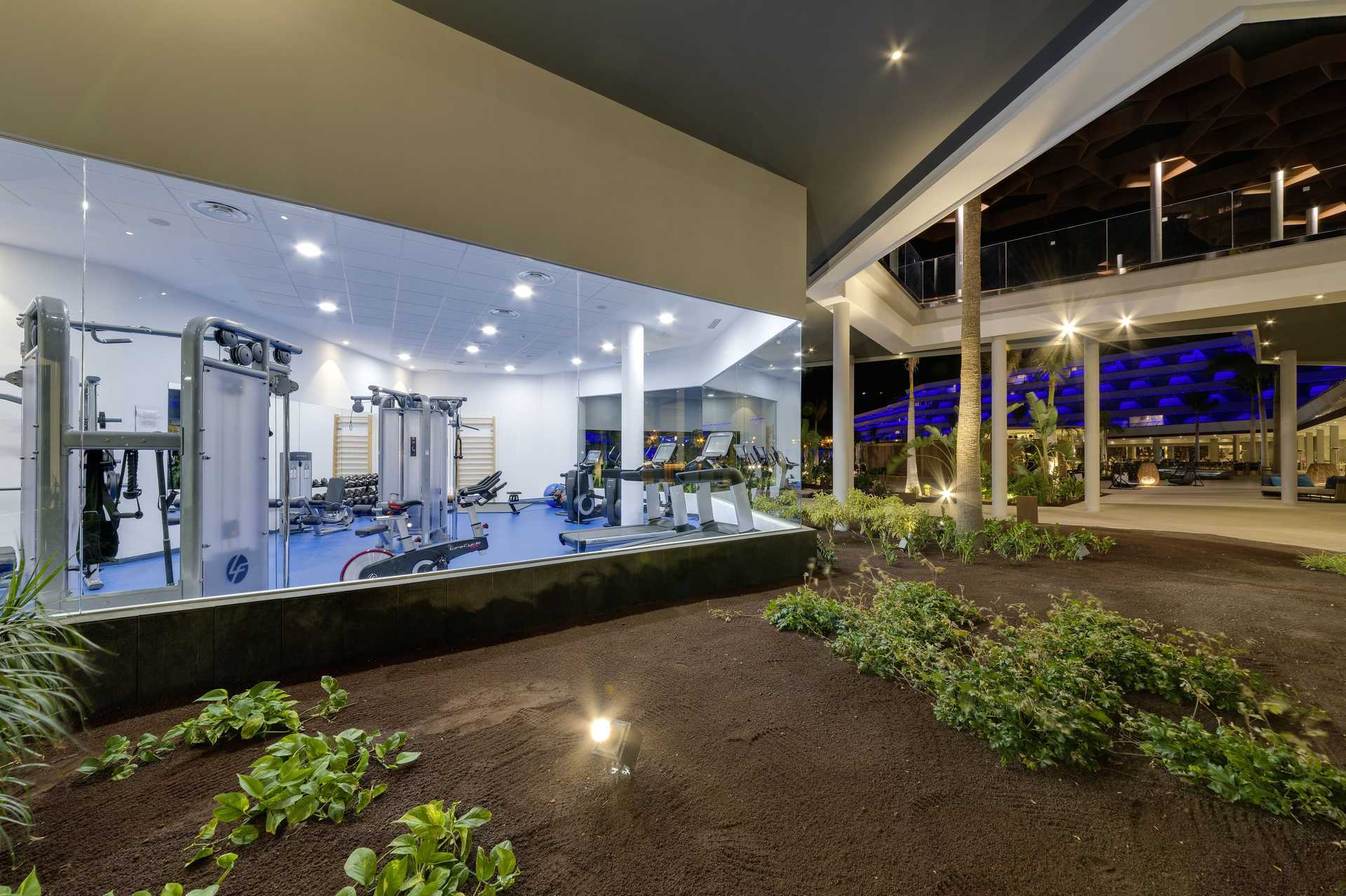 Kuntosali Radisson Blu Resort &amp; Spassa Puerto de Mogánissa Gran Canarialla.