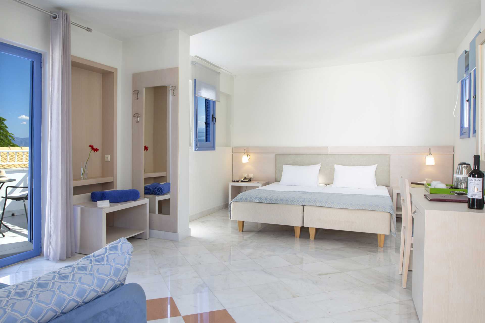 Remontoitu kahden hengen huone