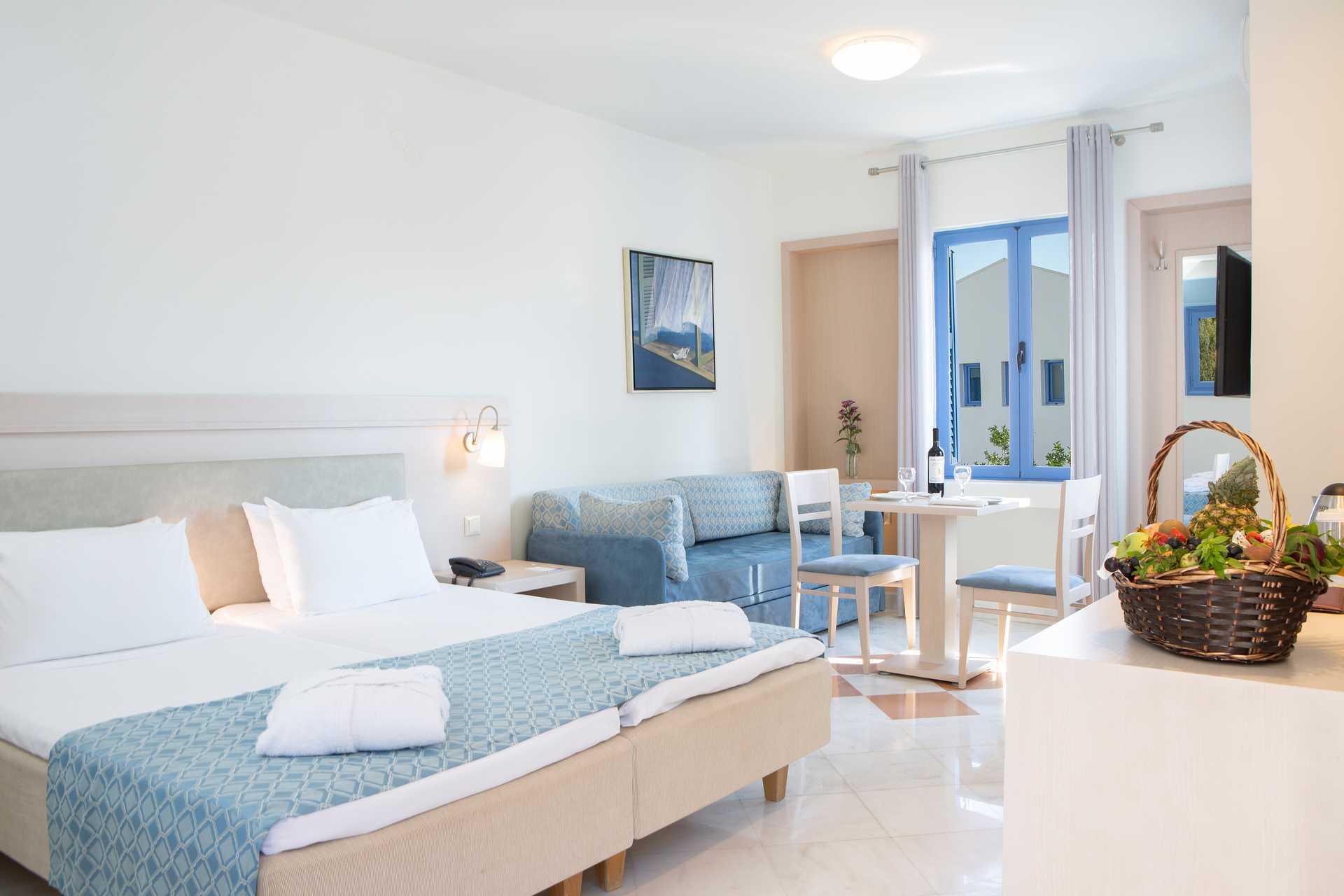 Remontoitu kahden hengen huone