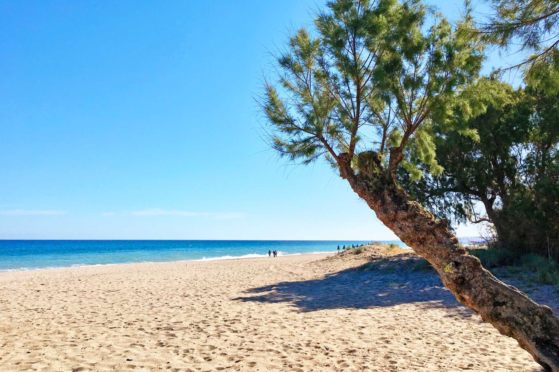 Rethymnonin rannikko.