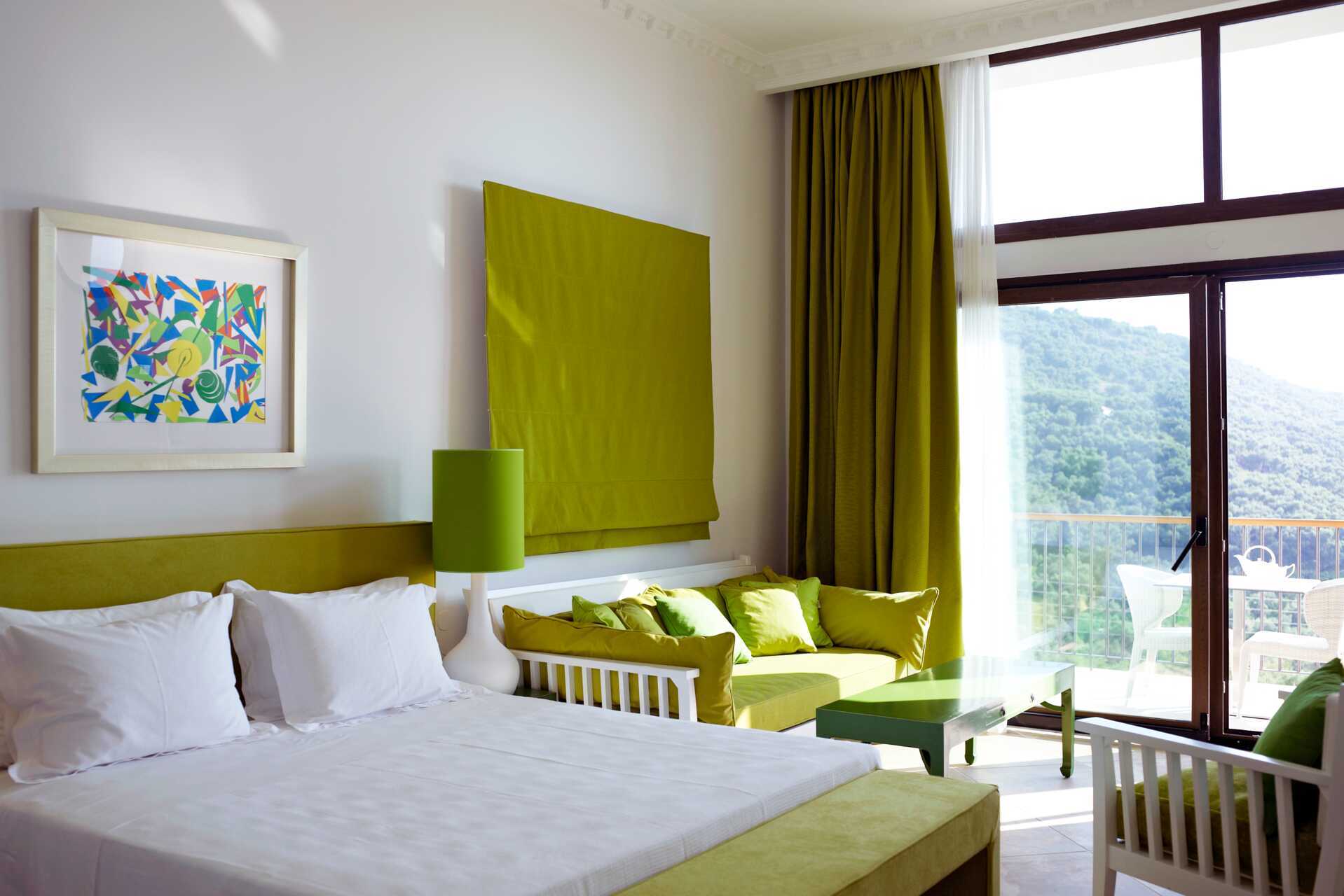 Deluxe-huone Salvator Hotel Villas &amp; Spassa Pargassa, Kreikassa.