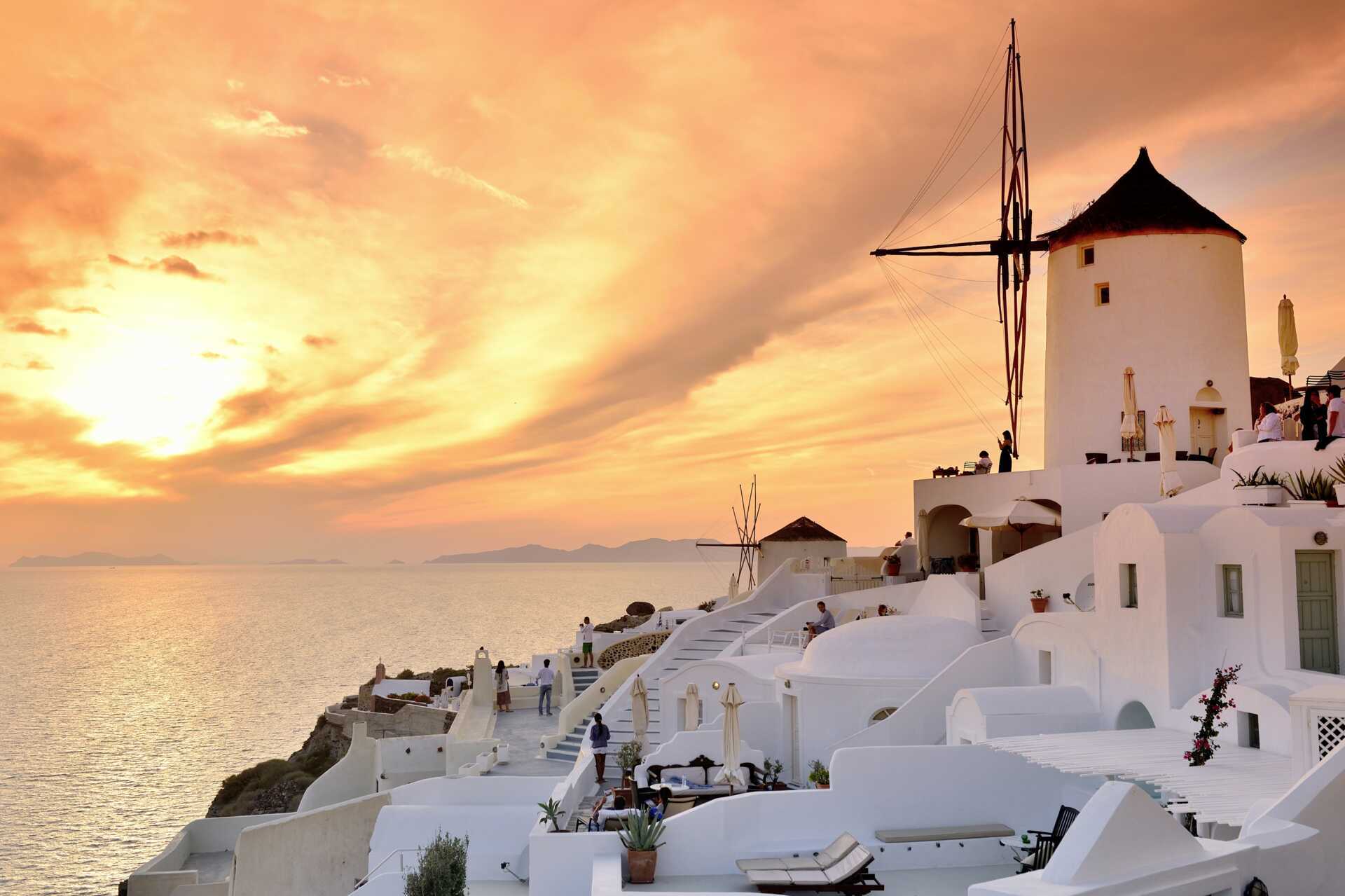 Oia, Santorini, Kreikka.
